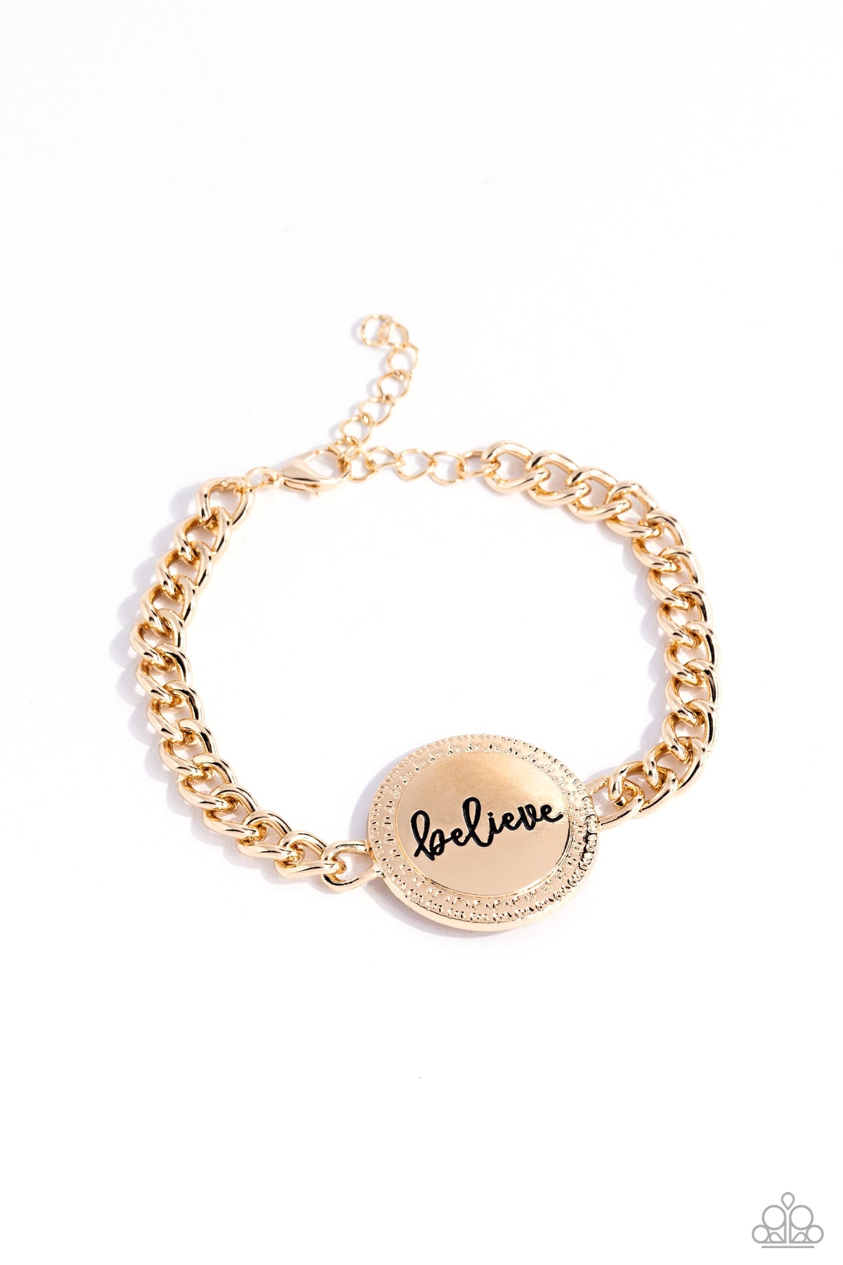Hope and Faith - Gold Bracelet | Paparazzi Accessories
