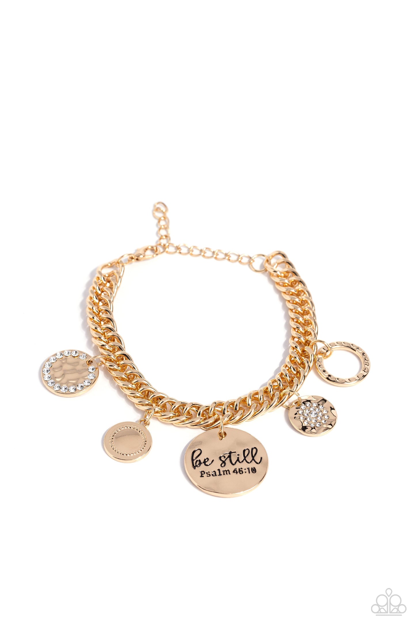 GLITTER and Grace - Gold Bracelet | Paparazzi Accessories