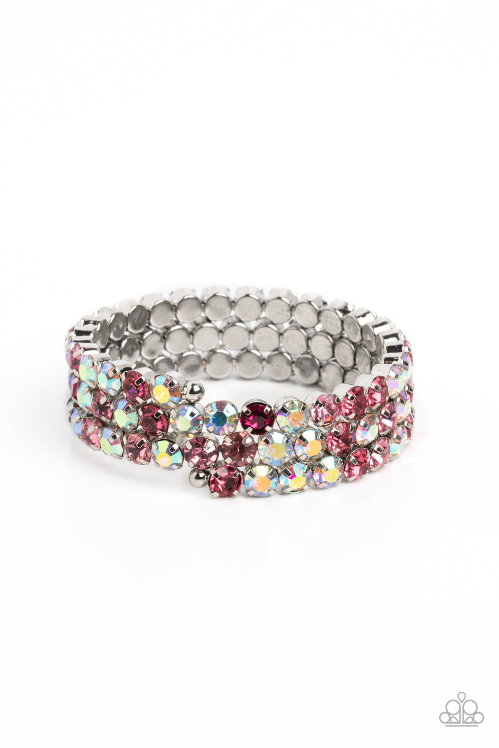 Iridescent Incantation - Pink Bracelet | Paparazzi Accessories