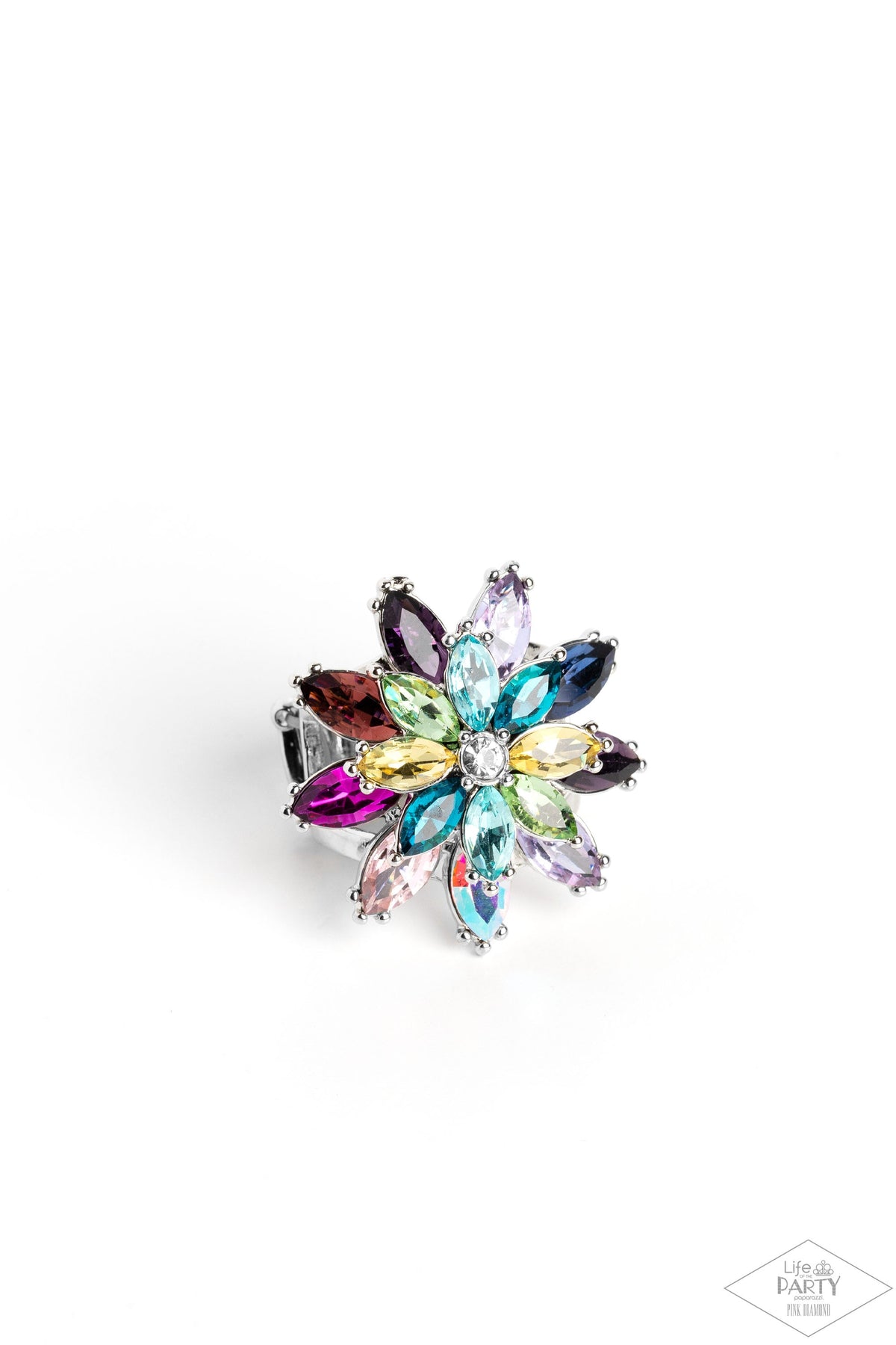 Am I GLEAMing? - Multi Ring - Blue | Paparazzi Accessories