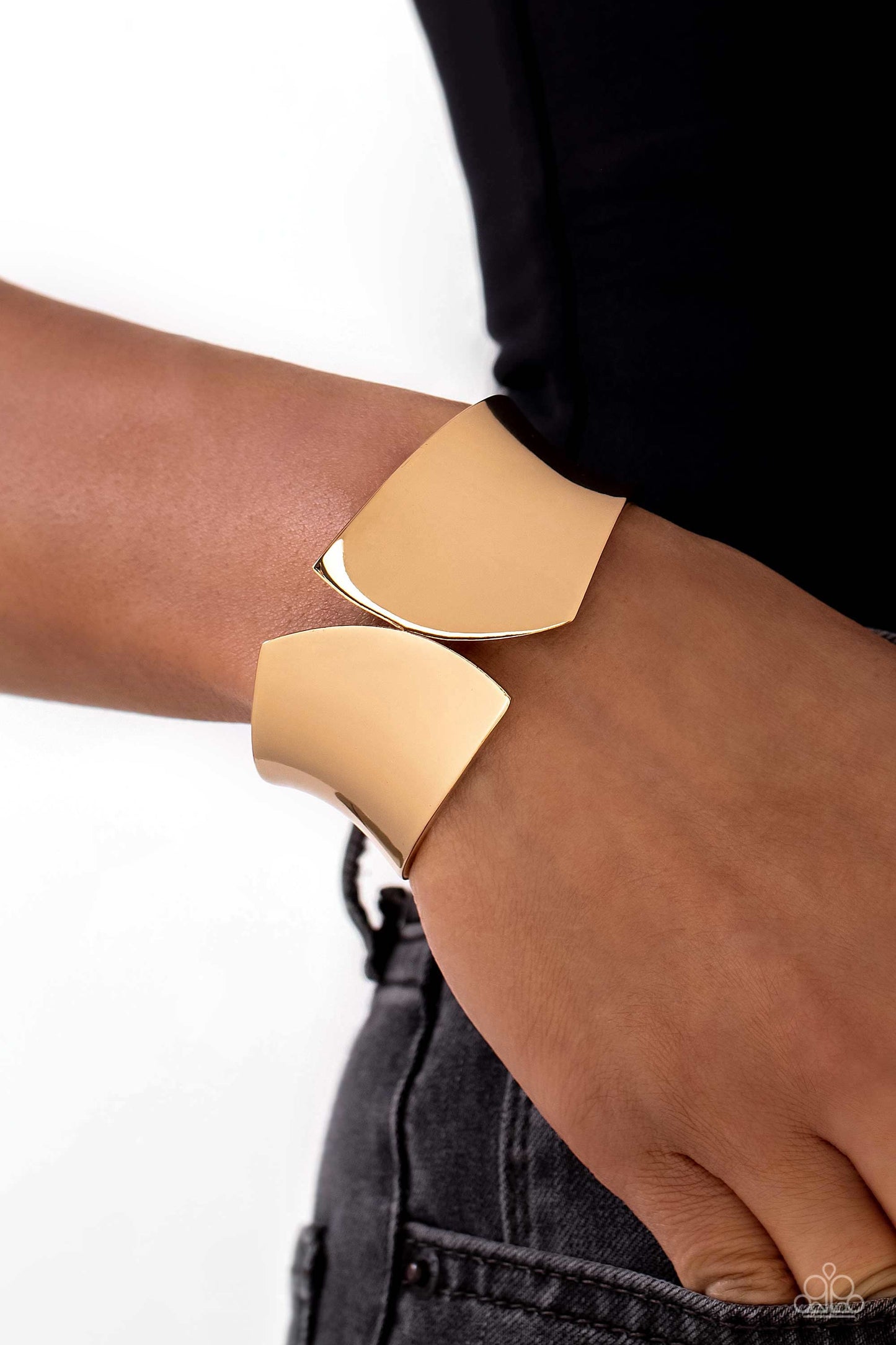 Sheared Sass - Gold Bracelet | Paparazzi Accessories