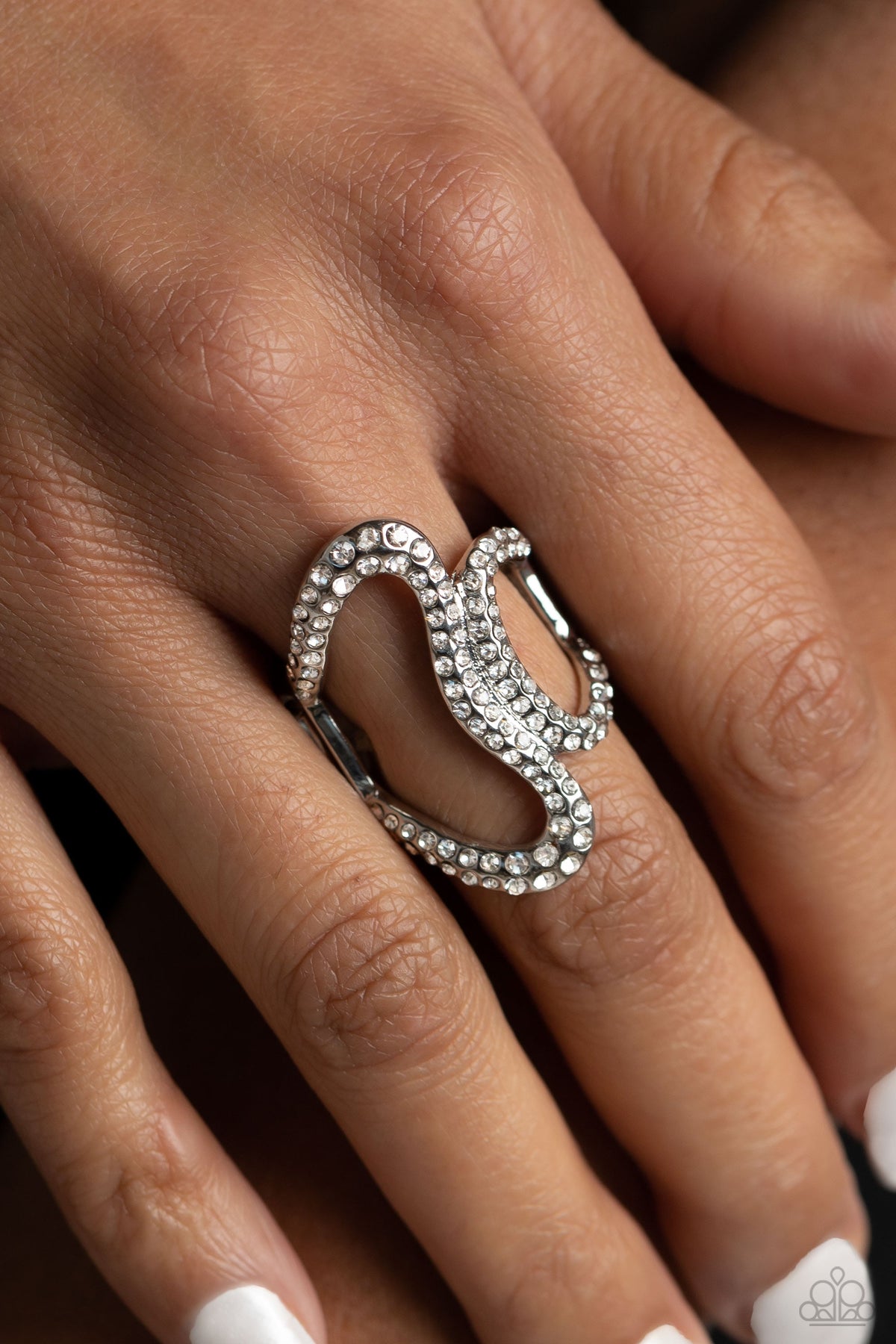 Gap Year - White Ring | Paparazzi Accessories