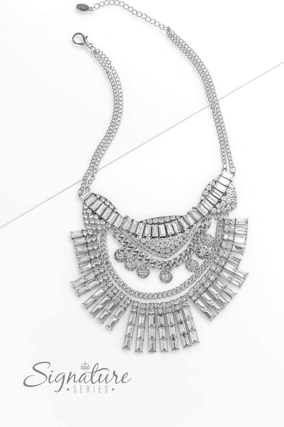 The Nedra 2023 Necklace - Silver Zi Collection | Paparazzi Accessories