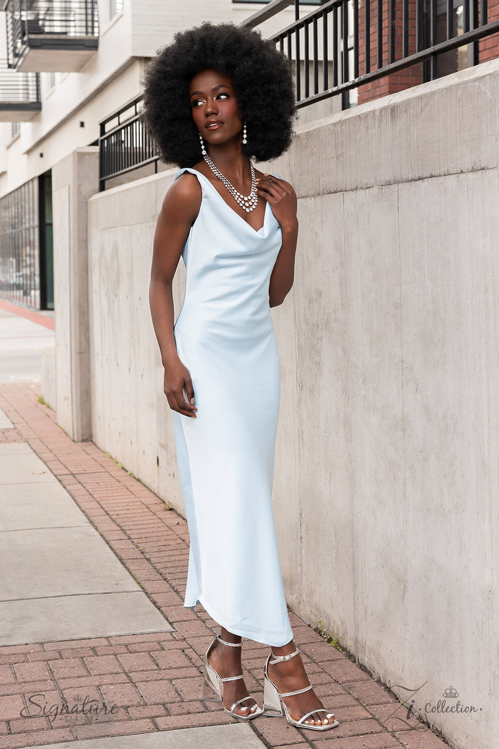 The Dana 2023 Necklace Earrings - Silver Zi Collection | Paparazzi Accessories