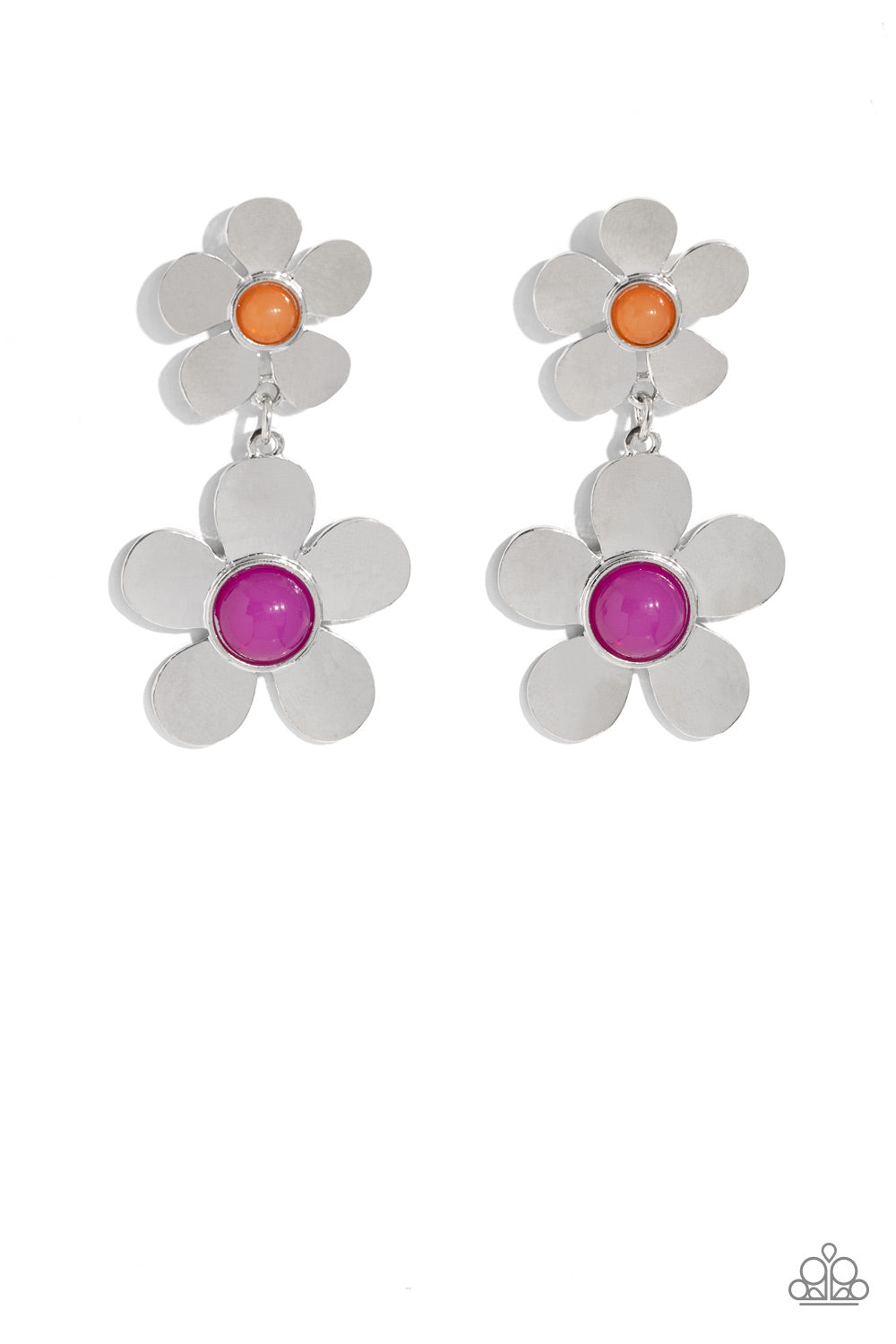 Fashionable Florals - Pink Earrings | Paparazzi Accessories