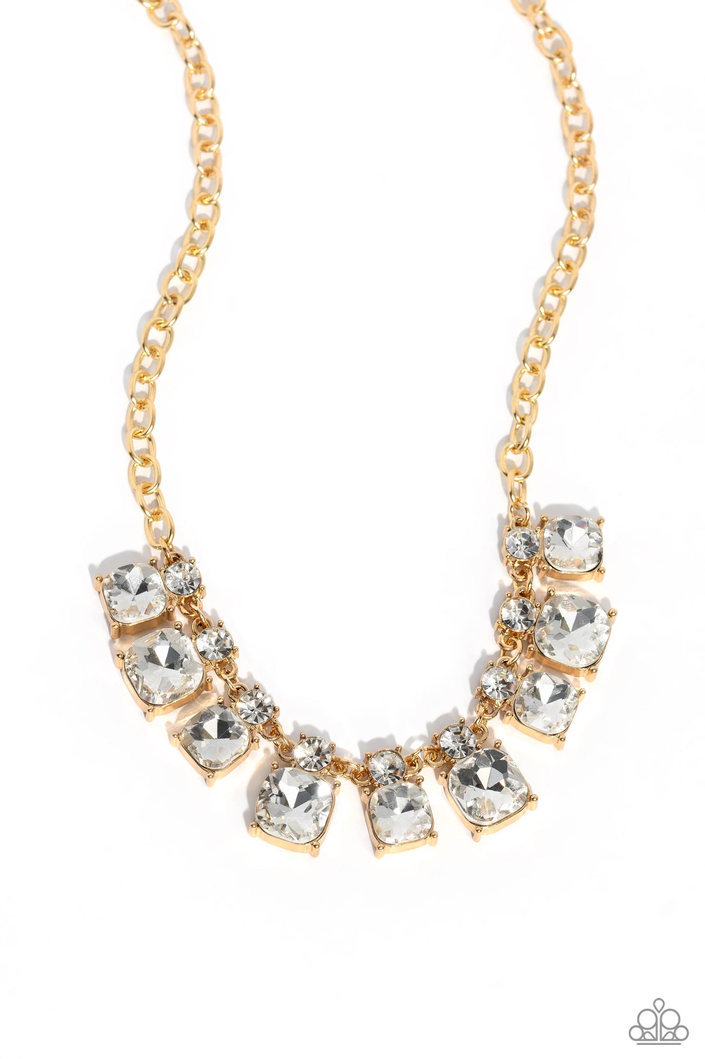 Fitted Fantasy Necklace - Gold | Paparazzi Accessories