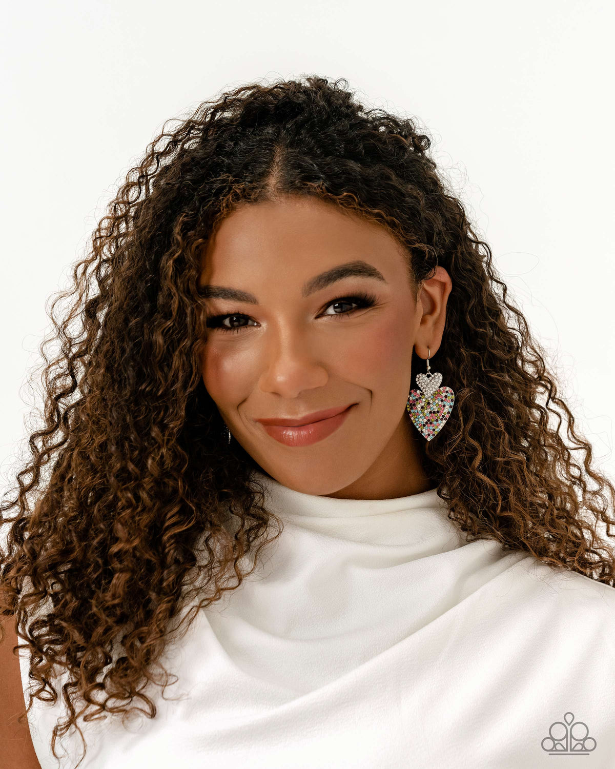 Flirting Flourish - White Earrings | Paparazzi Accessories