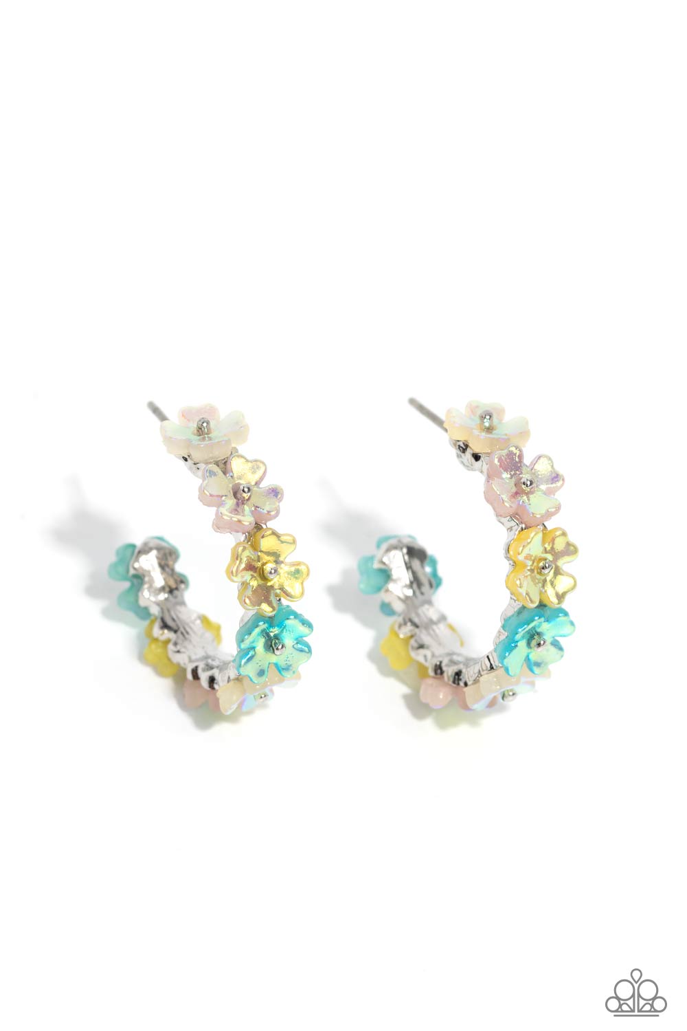 Floral Focus - Multi Earrings | Paparazzi Accessories