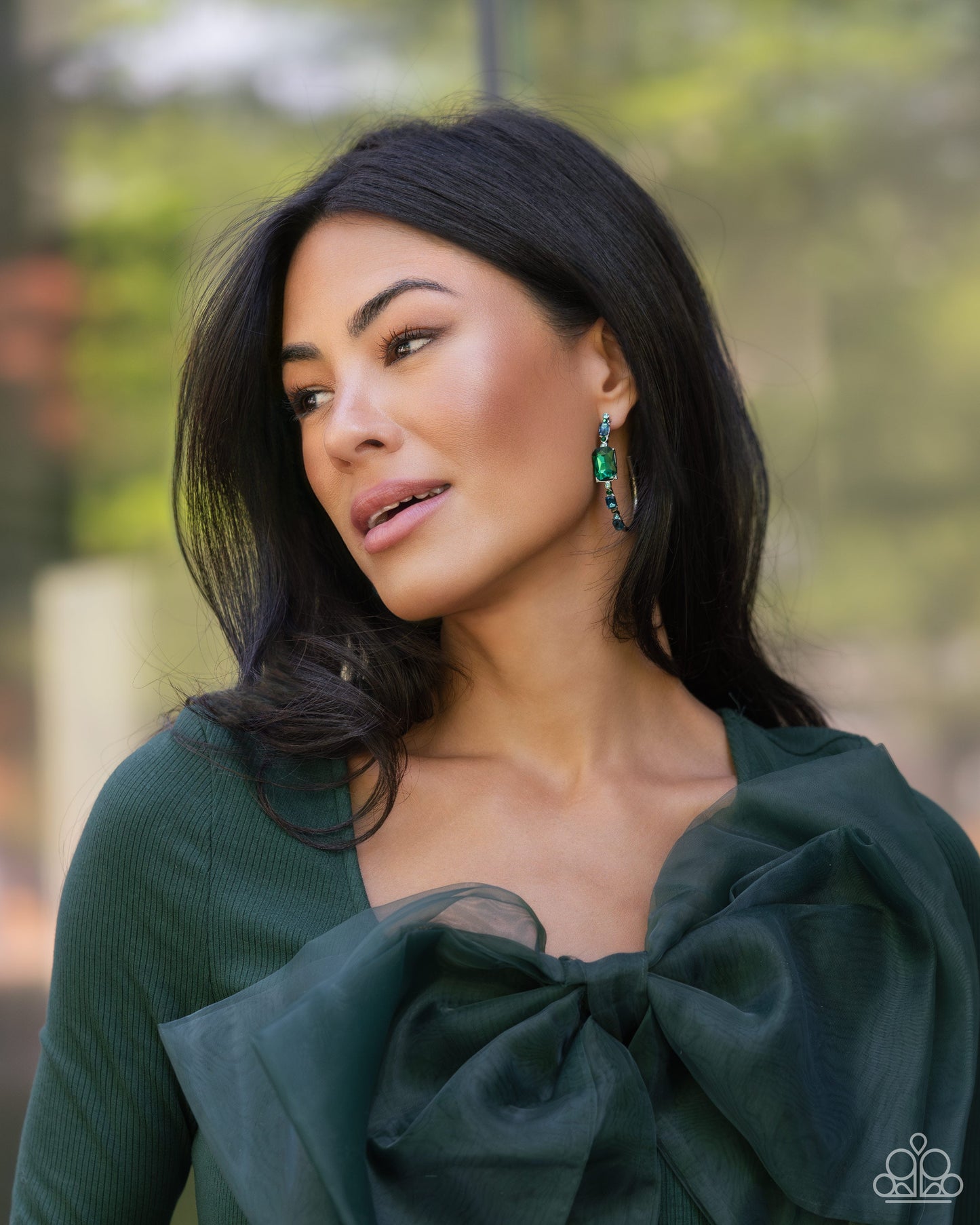 Elite Ensemble - Green Earrings | Paparazzi Accessories