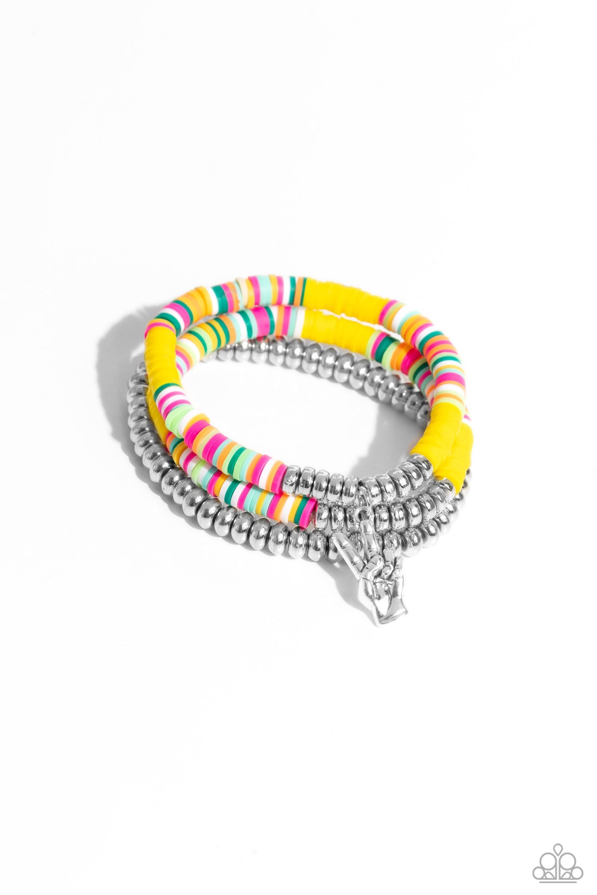 Peaceful Potential - Yellow Bracelet | Paparazzi Accessories