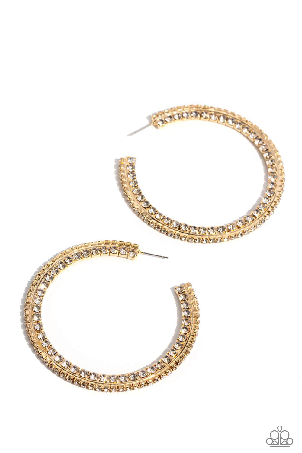 Scintillating Sass Earrings - Gold | Paparazzi Accessories