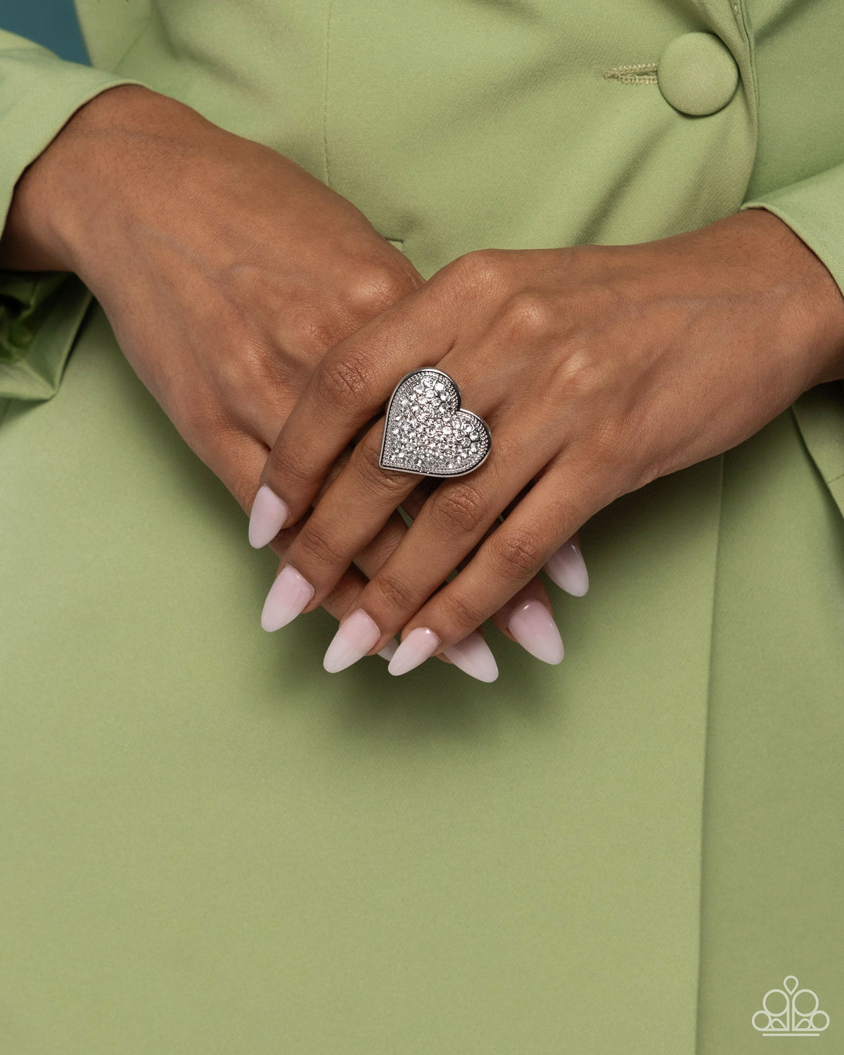 Sweet Serendipity - White Ring | Paparazzi Accessories