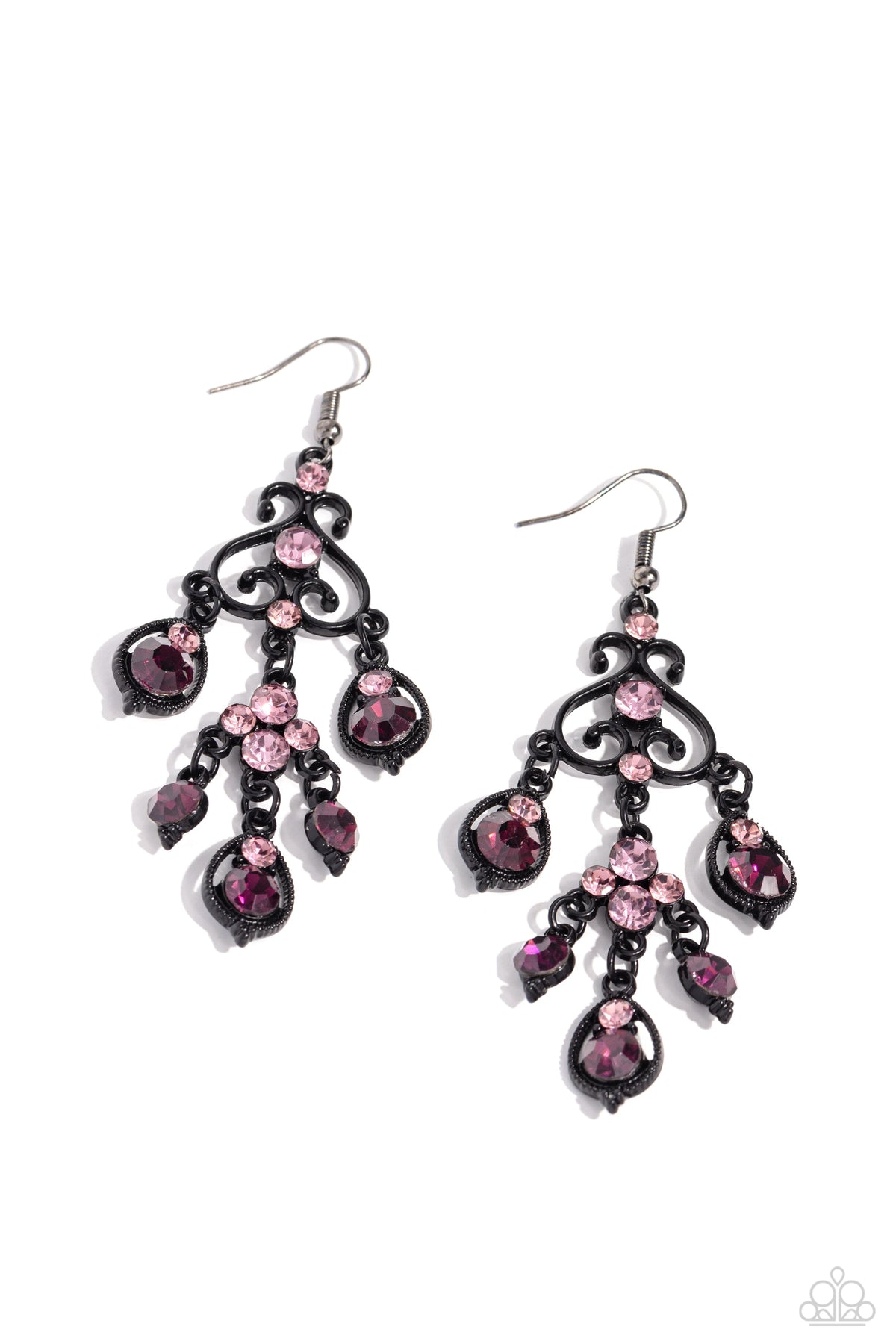 Regal Renovation - Purple Earrings | Paparazzi Accessories