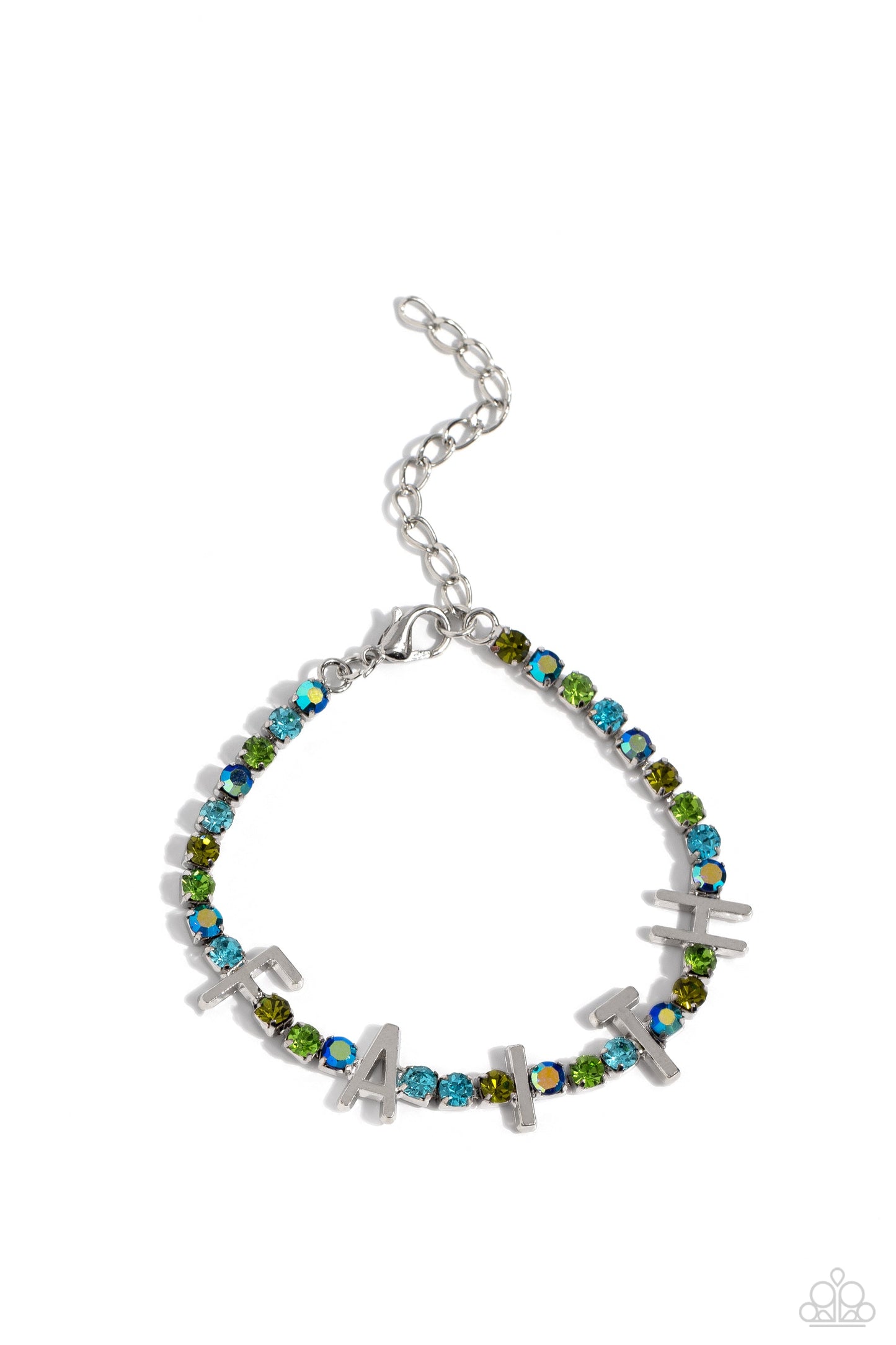 In Good Faith - Multi Bracelet - Blue | Paparazzi Accessories