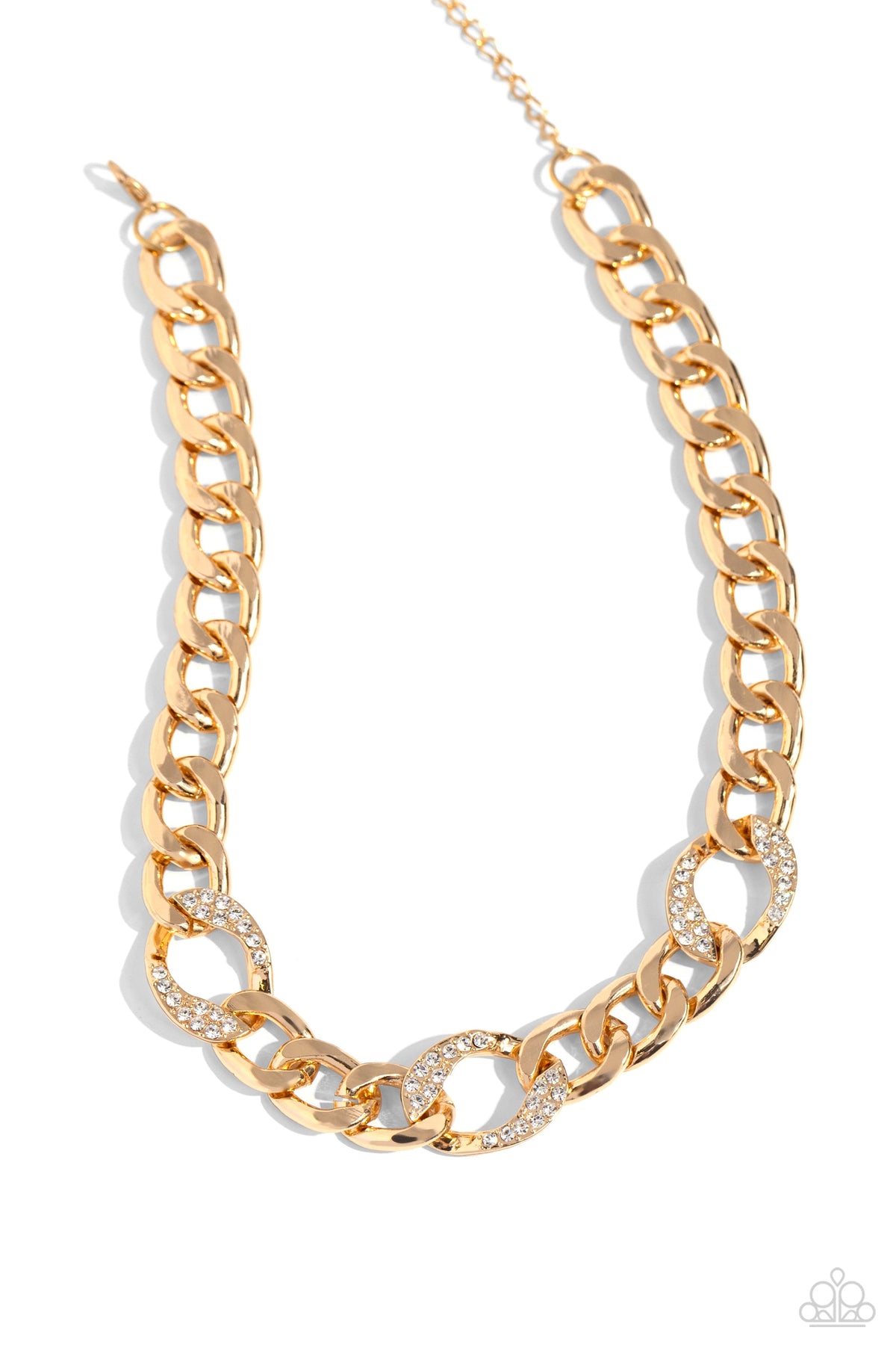 Gleaming Harmony Necklace - Gold | Paparazzi Accessories