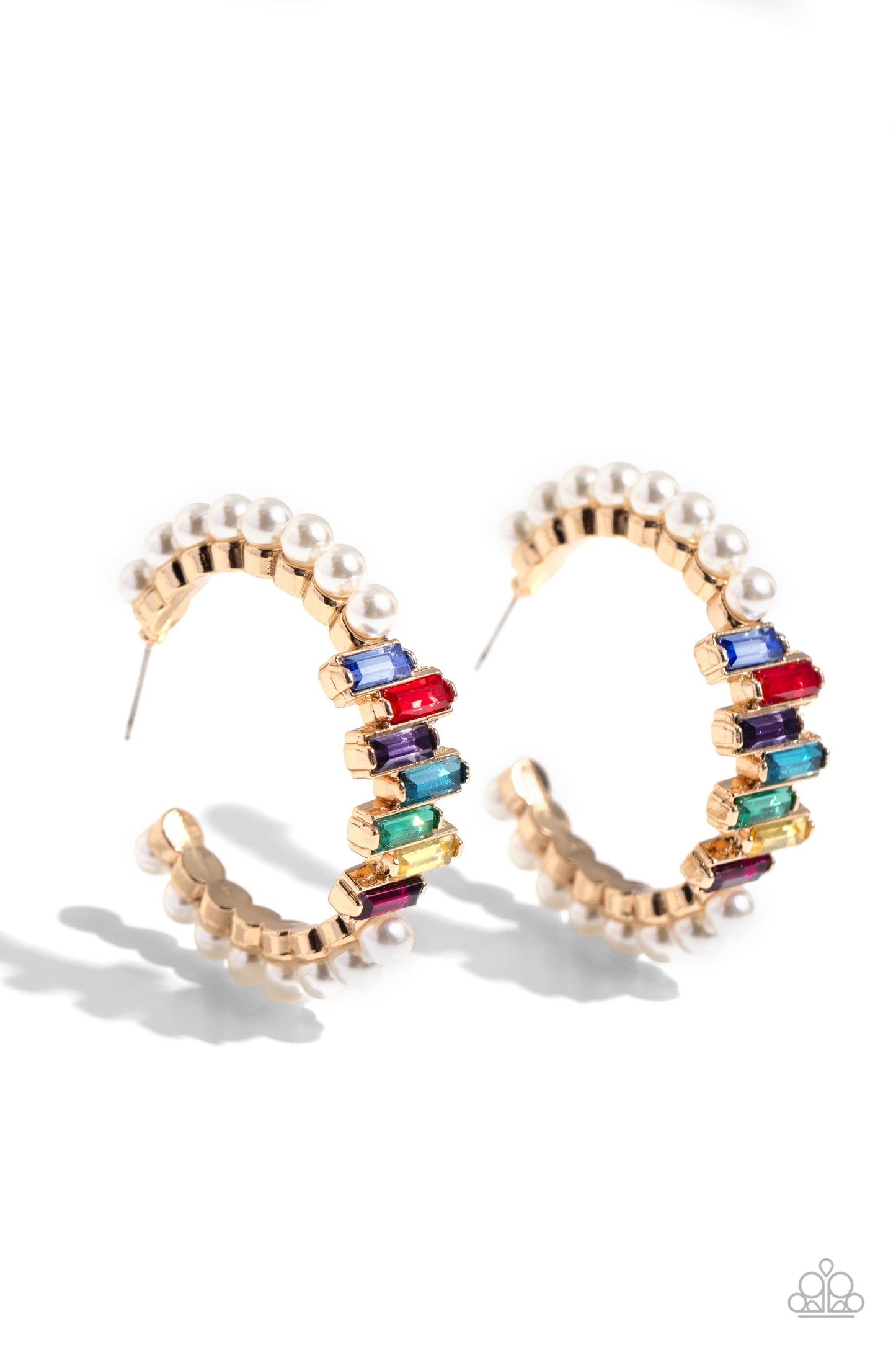 Modest Maven - Gold Earrings | Paparazzi Accessories