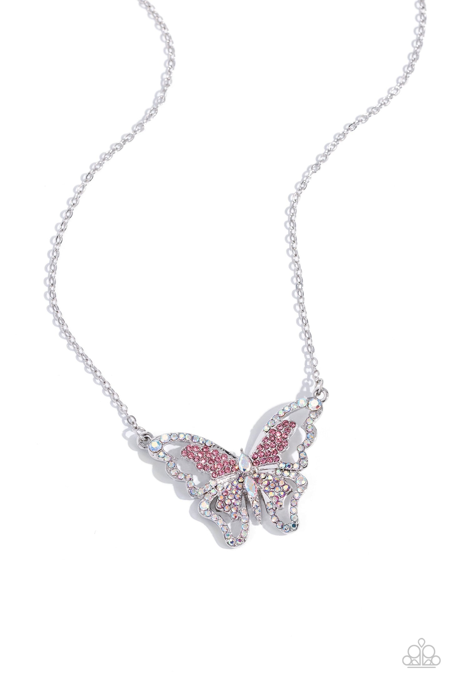 Weekend WINGS - Pink Necklace | Paparazzi Accessories