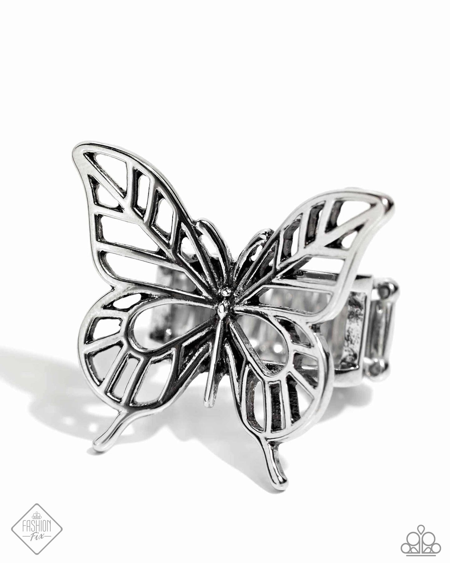 FLIGHT As Well - Silver Ring | Paparazzi Accessories