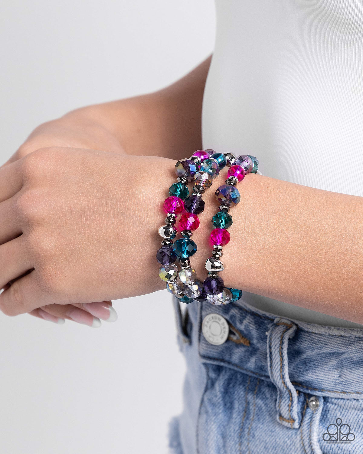 Stack of GLASS - Multi Bracelet | Paparazzi Accessories