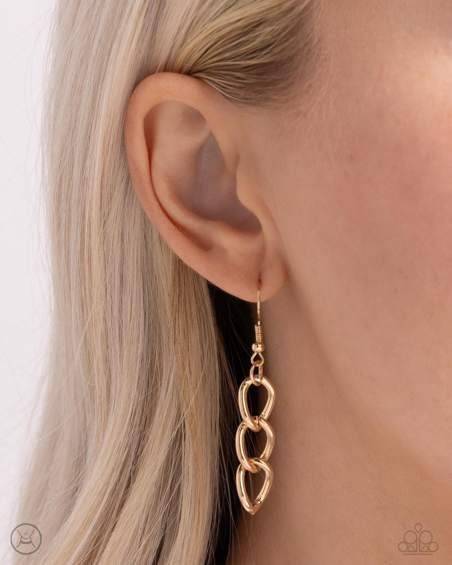Denim Danger - Gold Necklace | Paparazzi Accessories