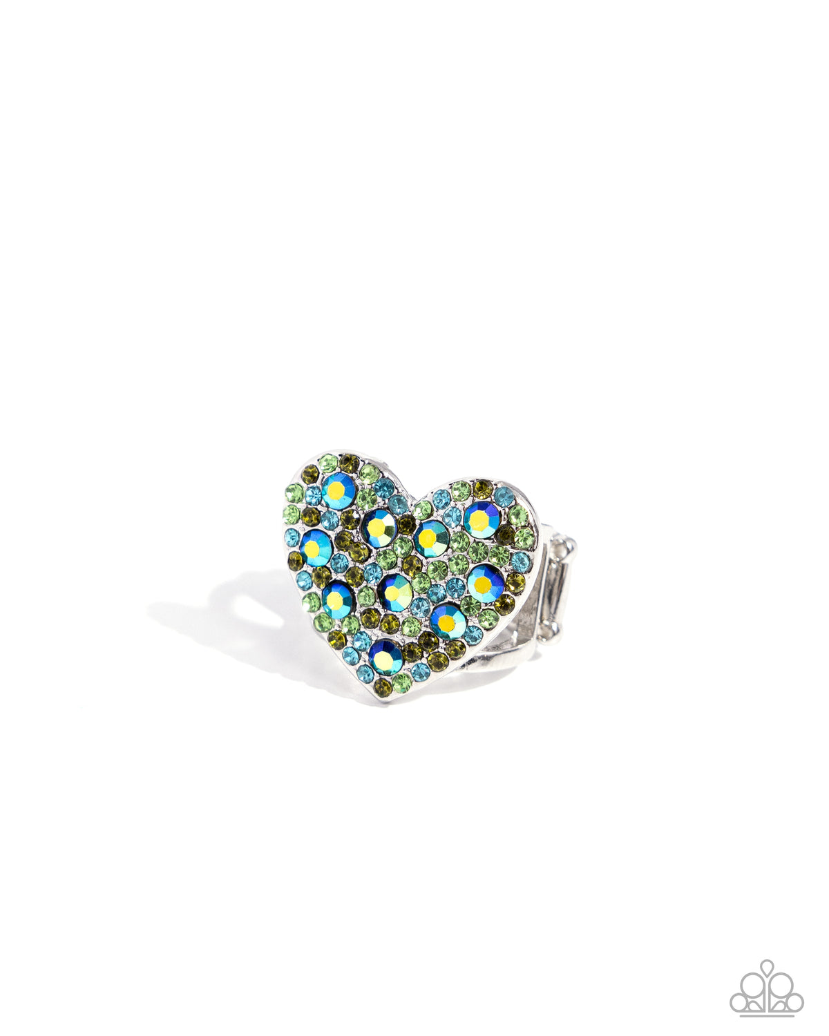 Extra Embellishment - Green Ring | Paparazzi Accessories