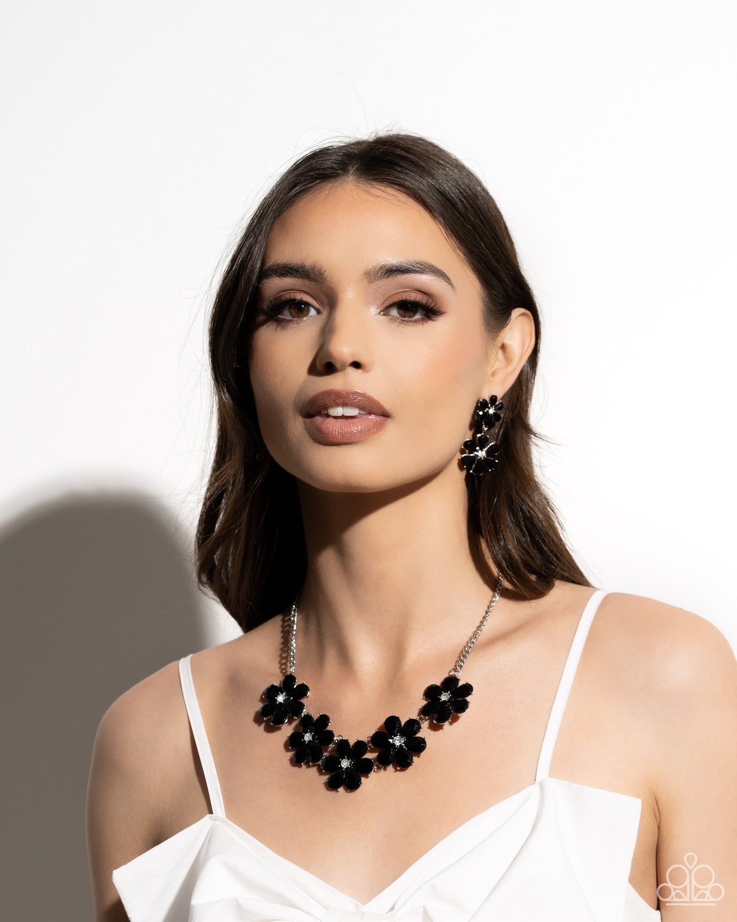 A Blast of Blossoms - Black Earrings | Paparazzi Accessories