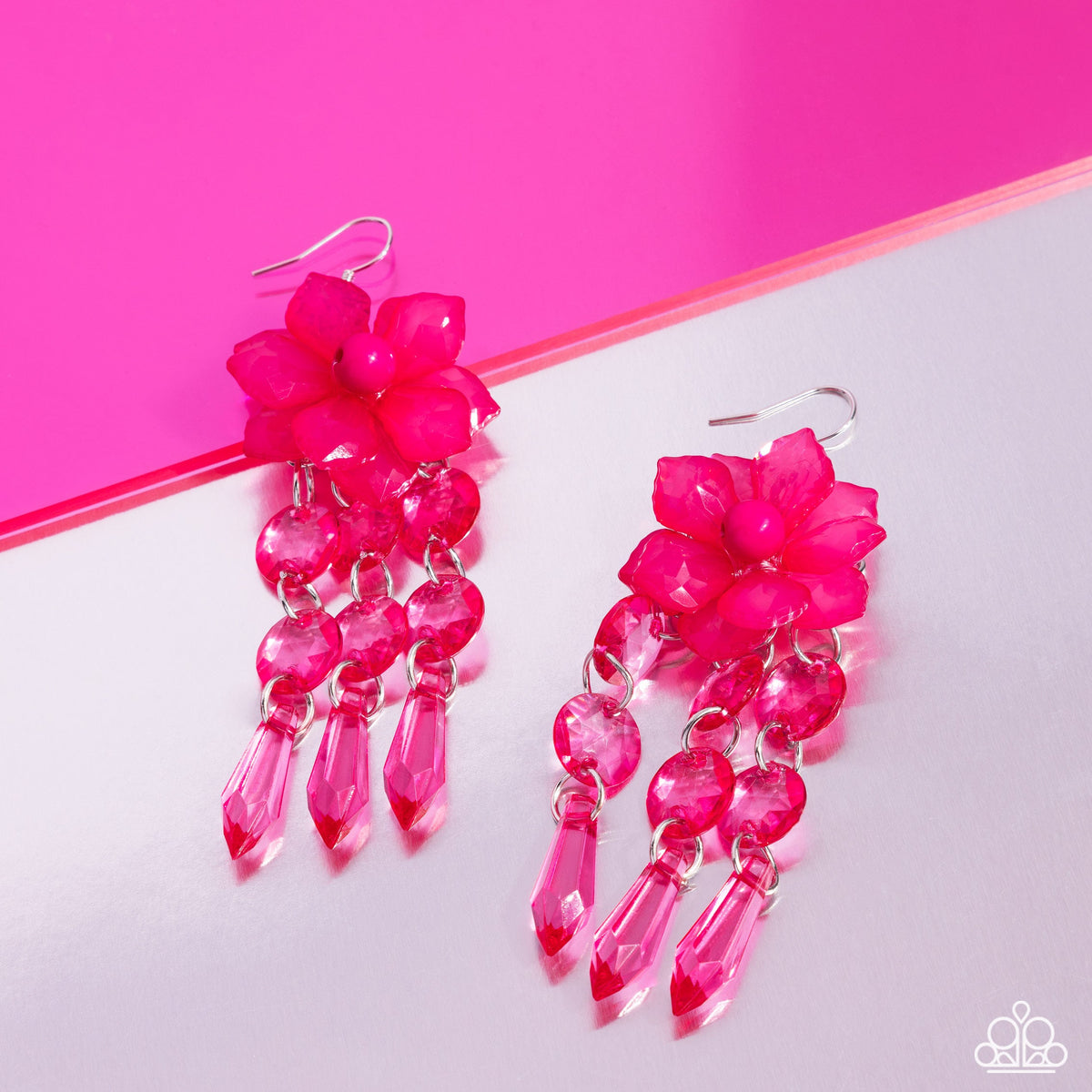 Hawaiian Hallmark - Pink Earrings | Paparazzi Accessories