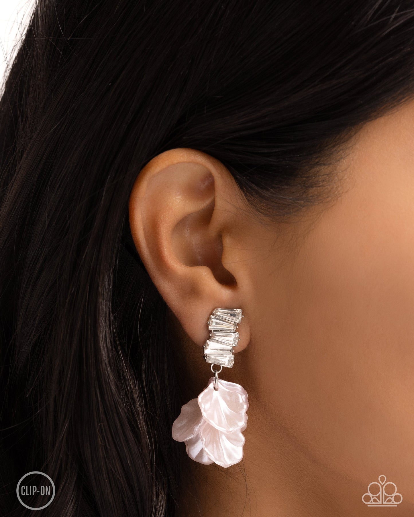 Stacked Sprigs - Pink Earrings | Paparazzi Accessories