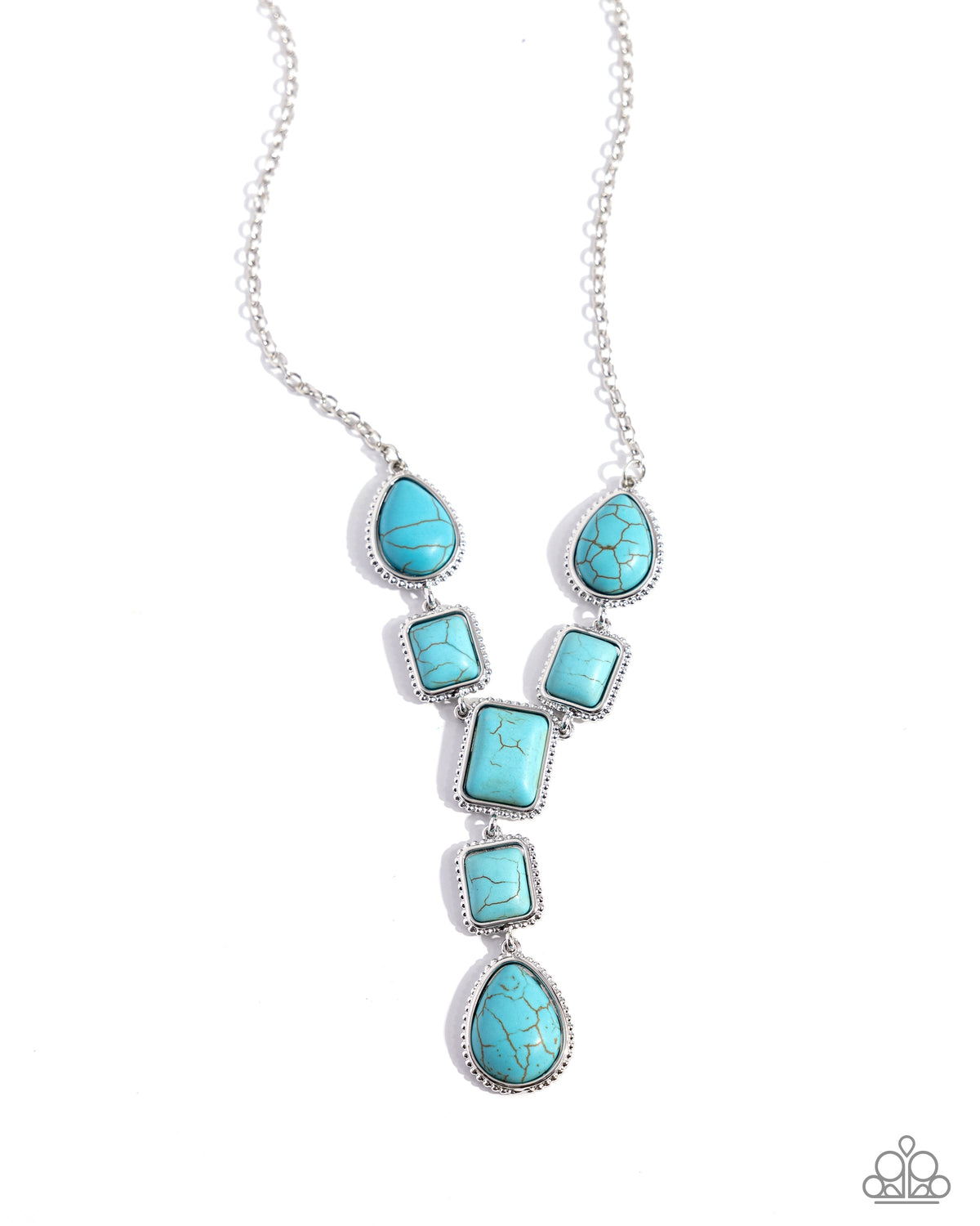 Defaced Deal - Blue Necklace | Paparazzi Accessories