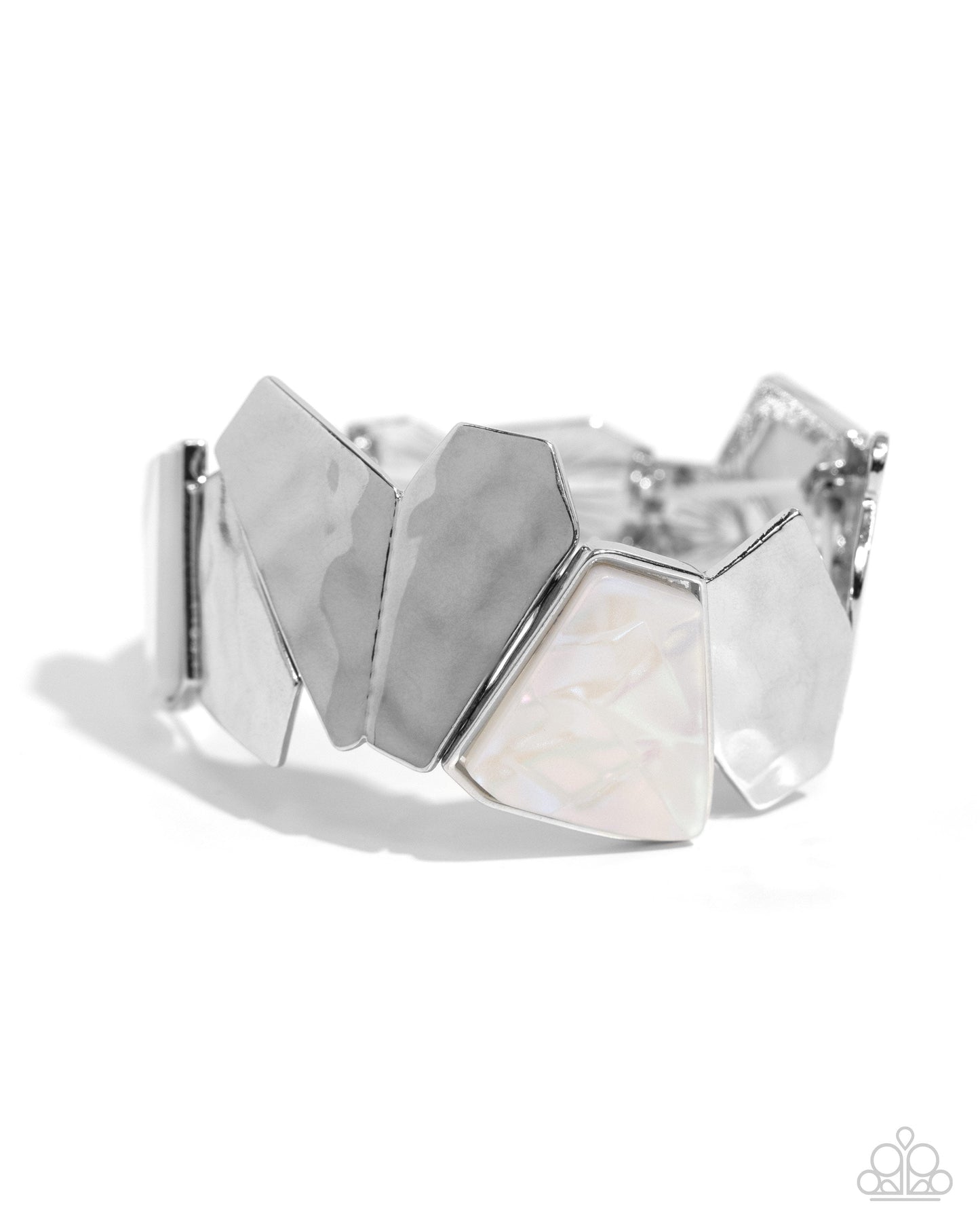 Mismatched Marvel - White Bracelet | Paparazzi Accessories