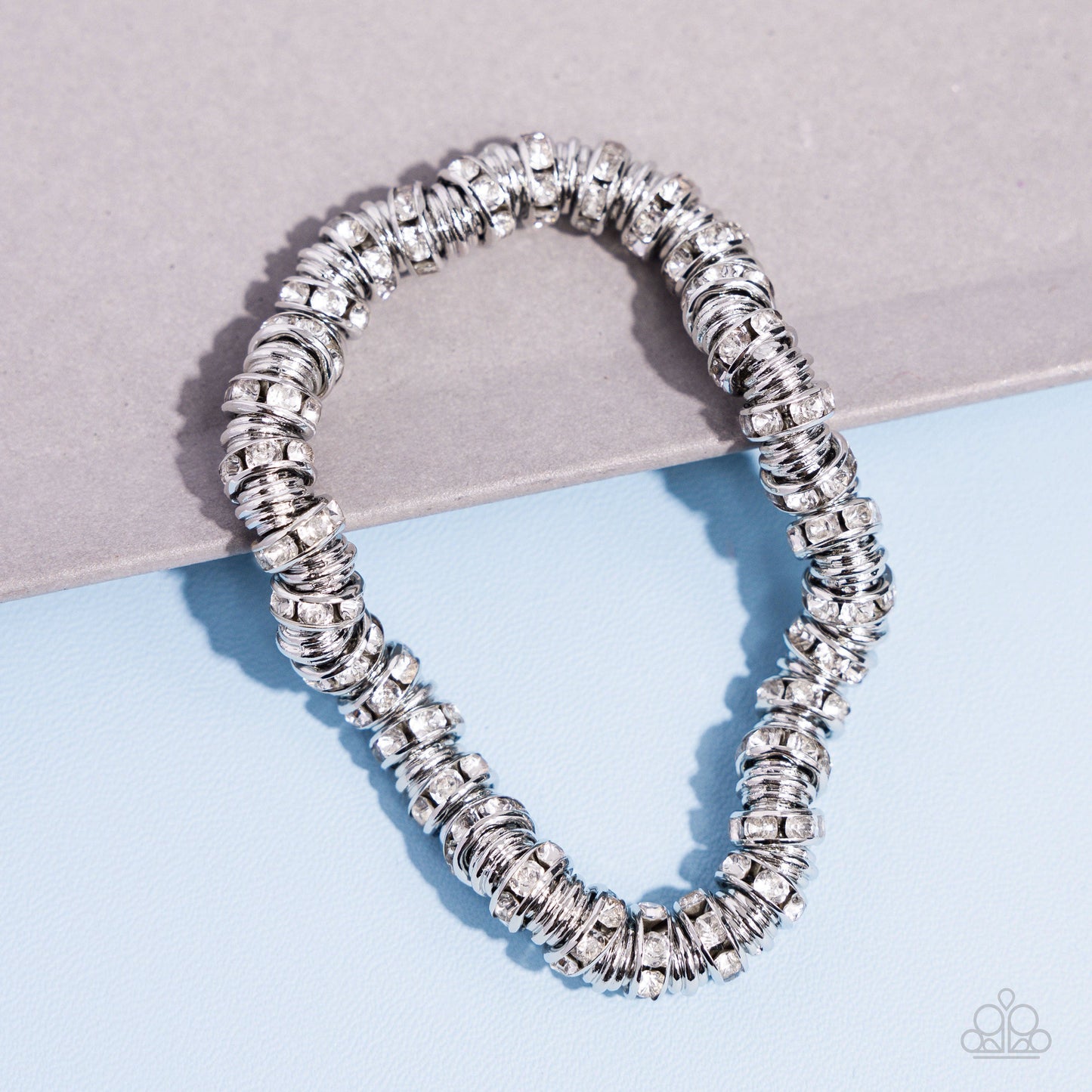 Radiant Roll Call - White Braclet Bracelet | Paparazzi Accessories