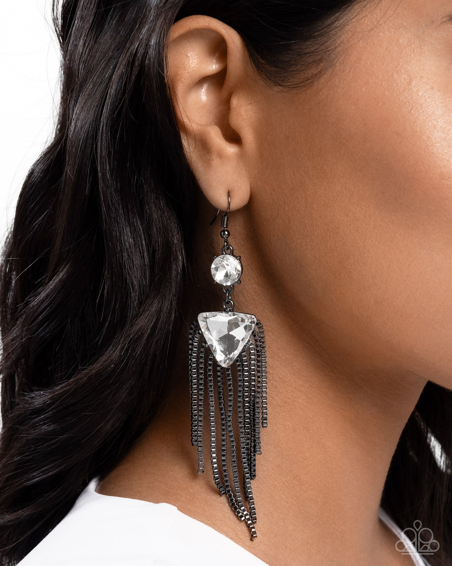 Maven Musings - Black Earrings | Paparazzi Accessories
