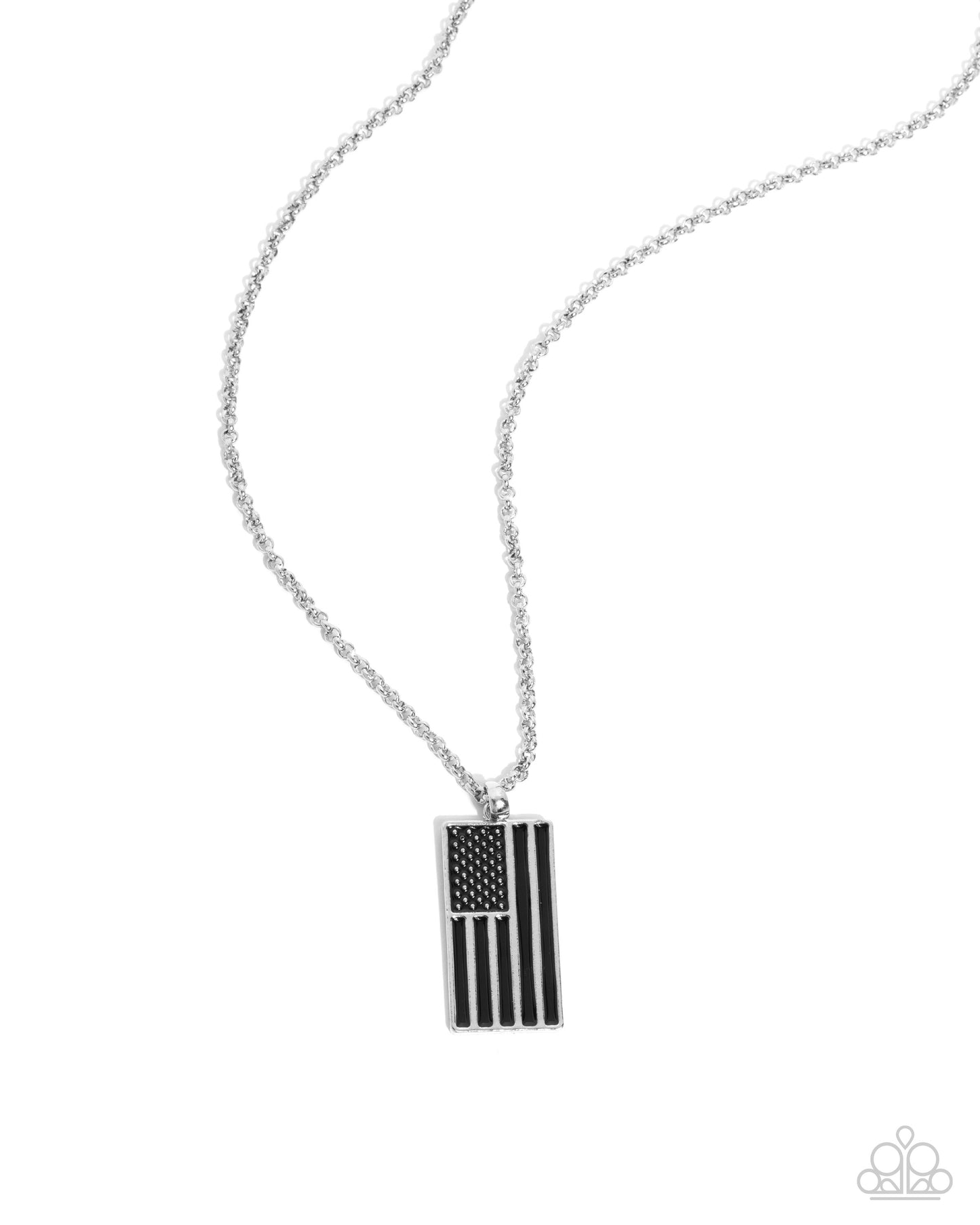 Patriotic Pastime - Black Necklace | Paparazzi Accessories