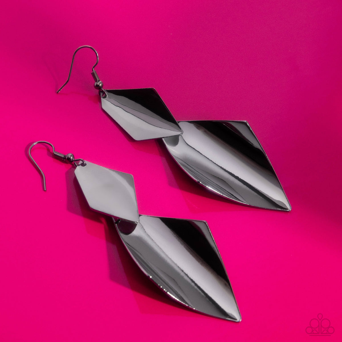 Skillfully Sheared - Black Earrings | Paparazzi Accessories
