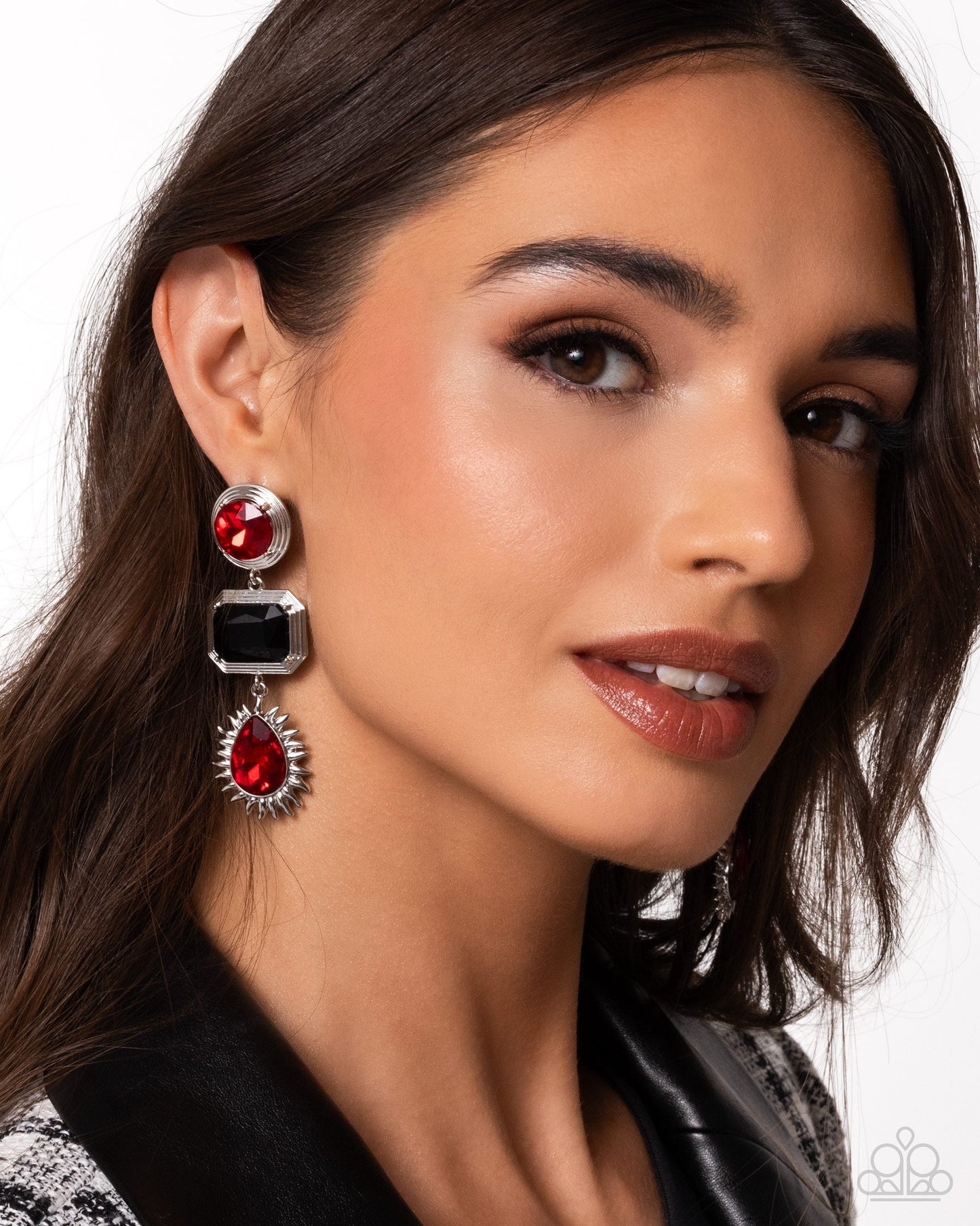 Entertaining the Thought - Red Earrings | Paparazzi Accessories