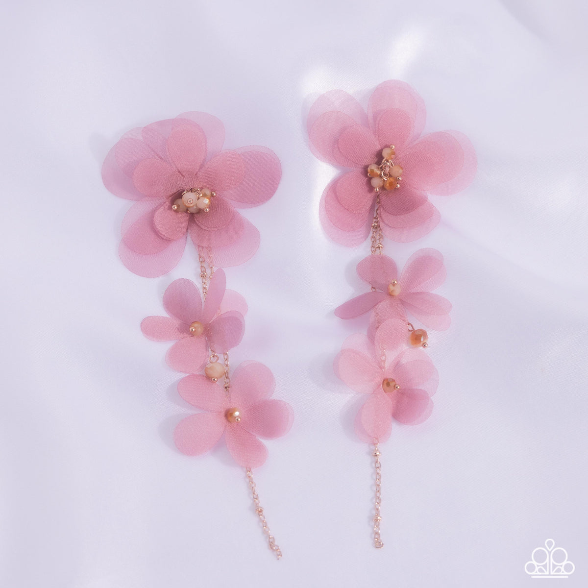 Balletcore - Pink Earrings Life of the Party | Paparazzi Accessories