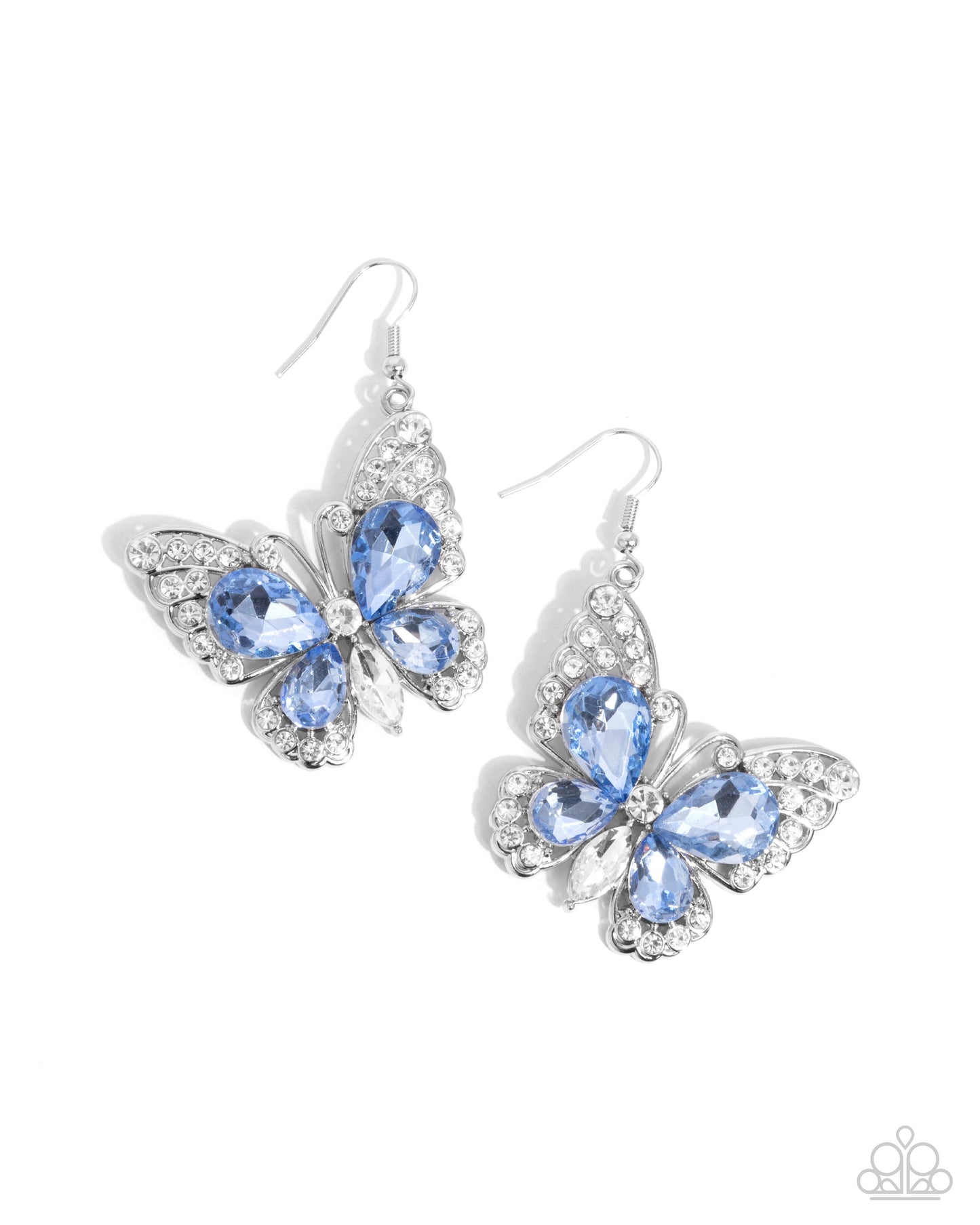 Teardrop Takeoff - Blue Earring Earrings | Paparazzi Accessories
