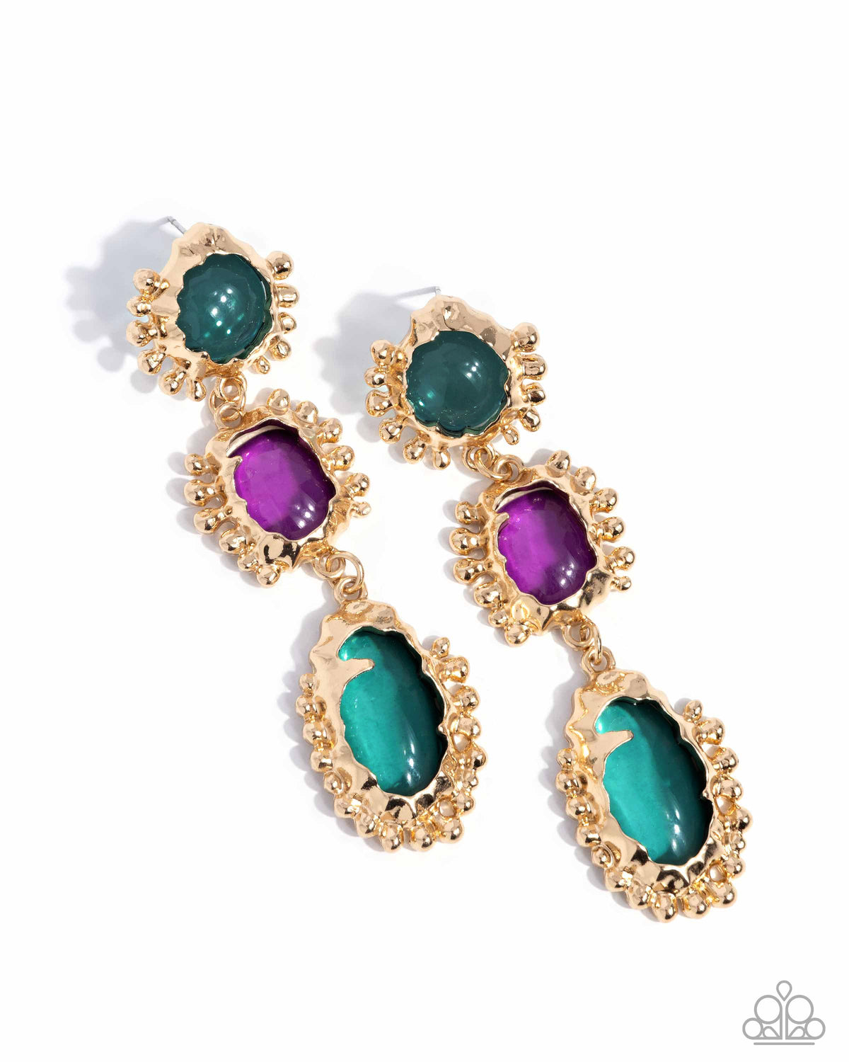 Emotional Elegance - Green Earrings | Paparazzi Accessories