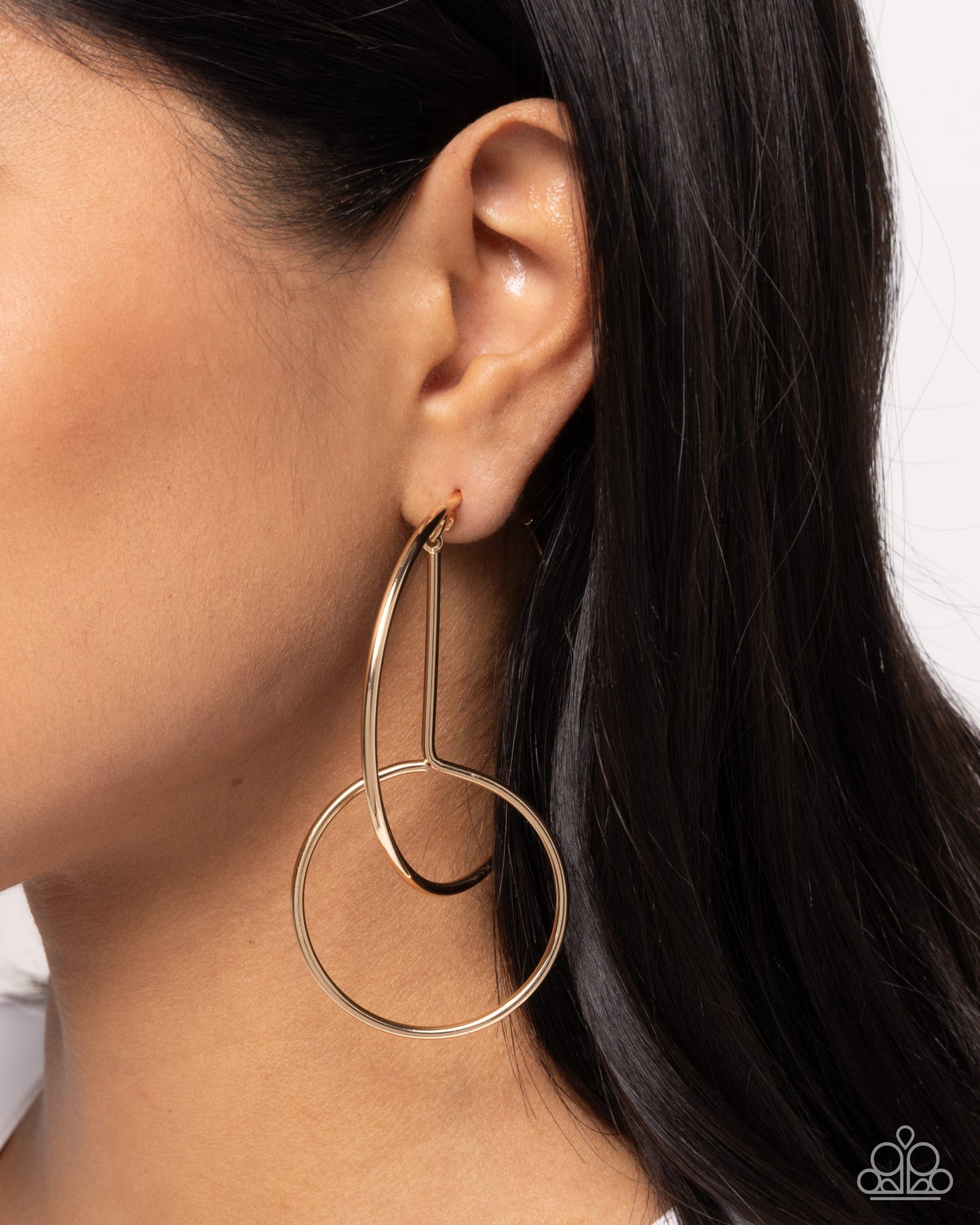 Dreaming of Hoops - Gold Earrings | Paparazzi Accessories