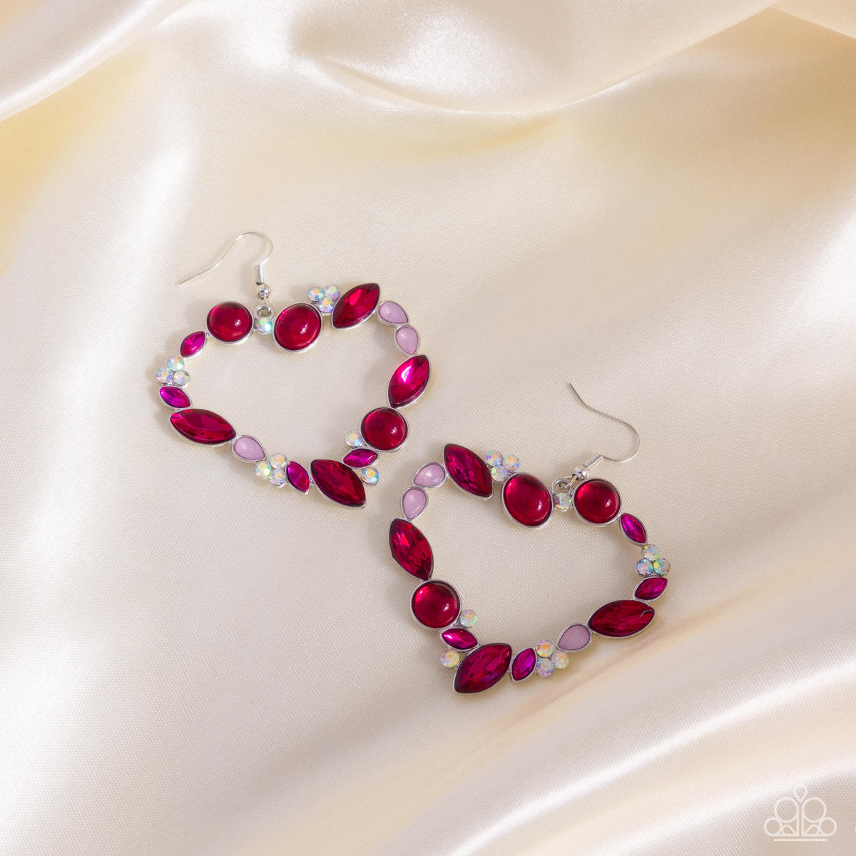 Heart Hierarchy - Pink Earrings | Paparazzi Accessories