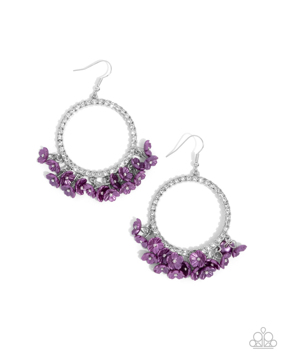 Wreathed Wisteria - Purple Earrings | Paparazzi Accessories