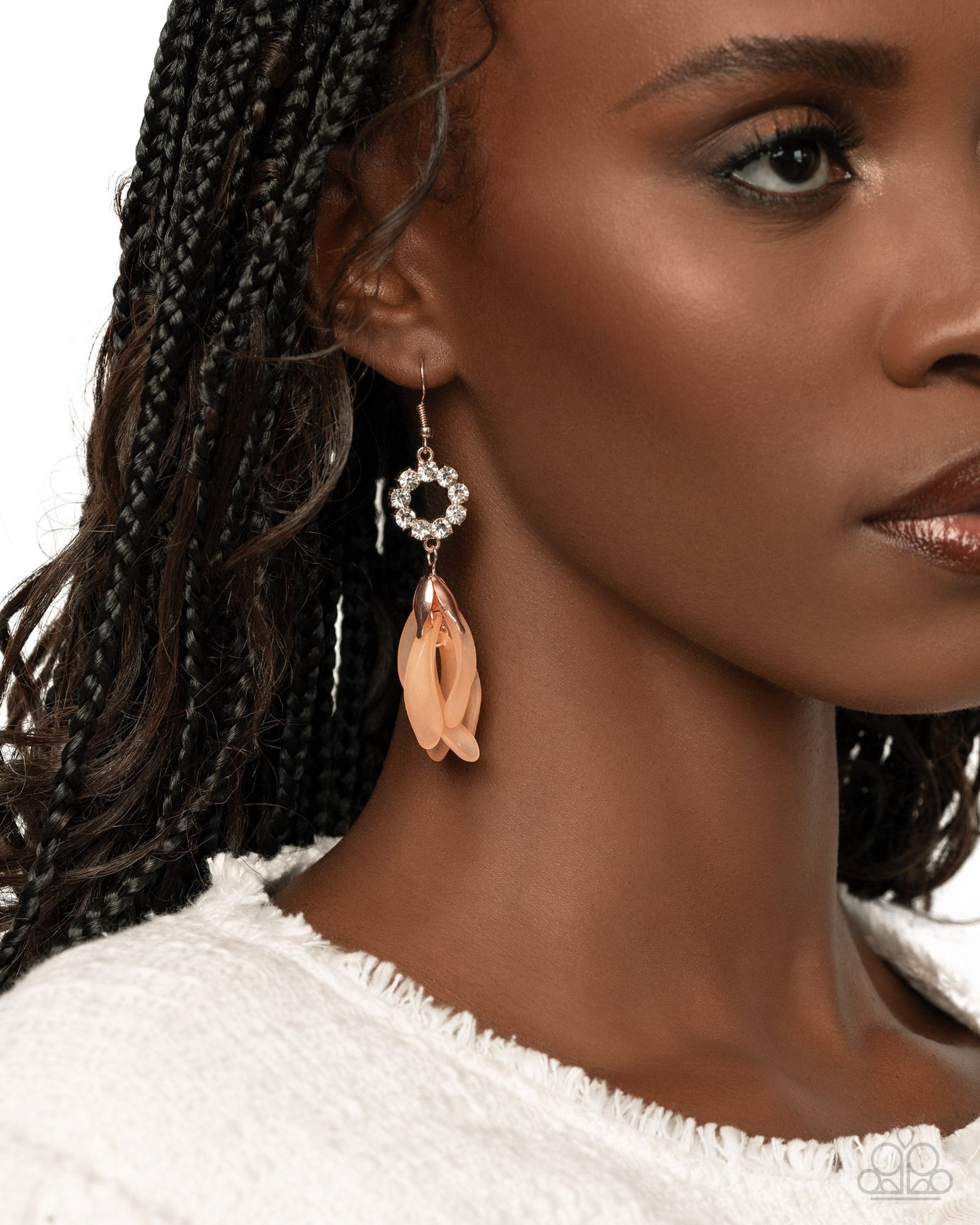 Profuse Petals - Rose Gold Earrings | Paparazzi Accessories