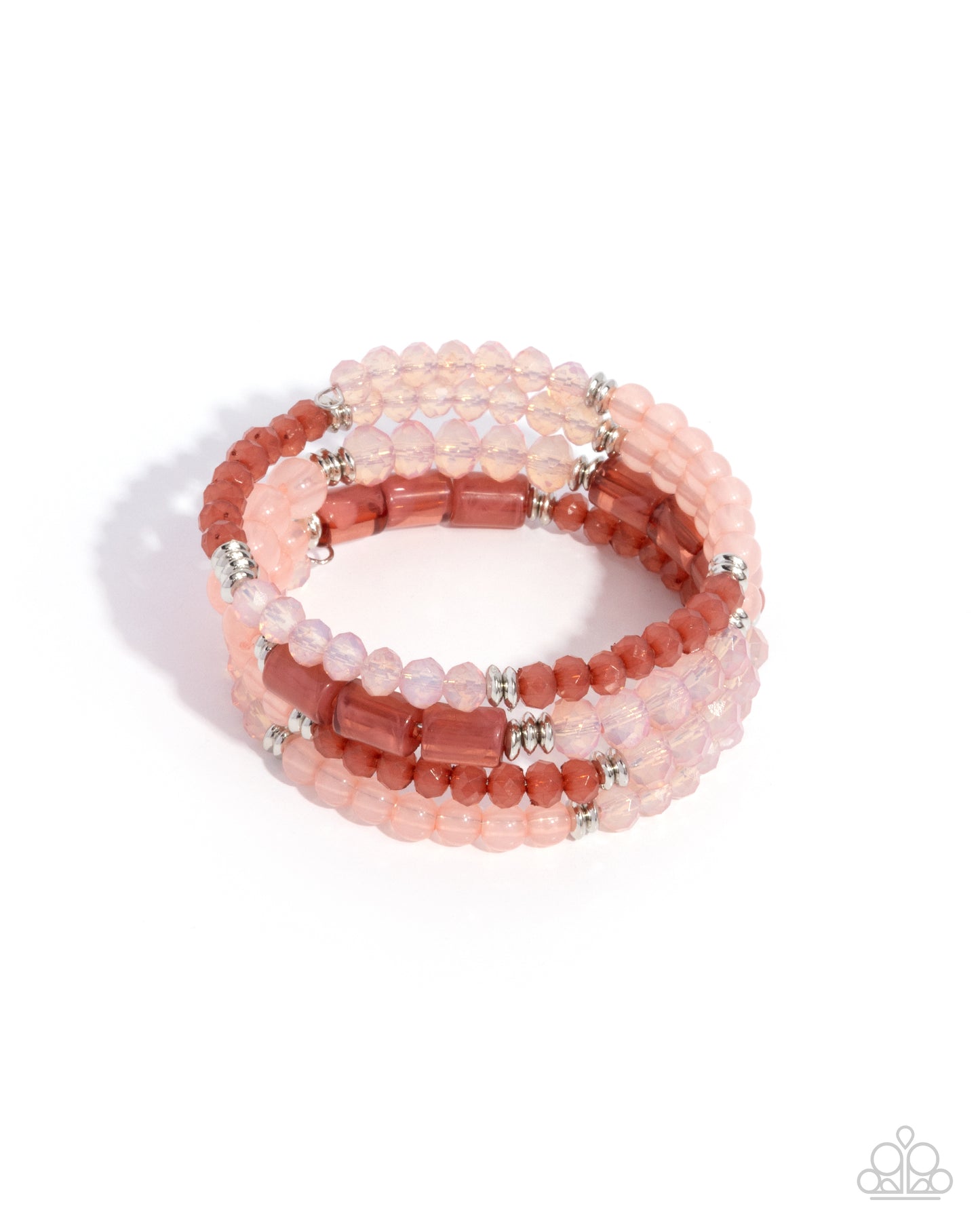 Defaced Dance - Pink Bracelet | Paparazzi Accessories