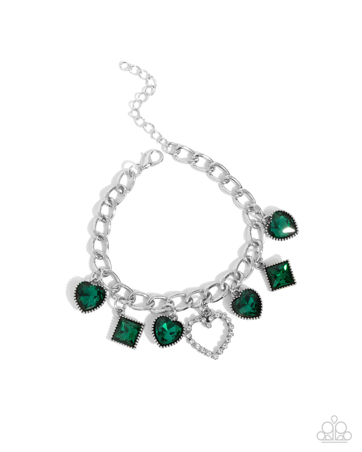 Framed Future - Green Bracelet | Paparazzi Accessories