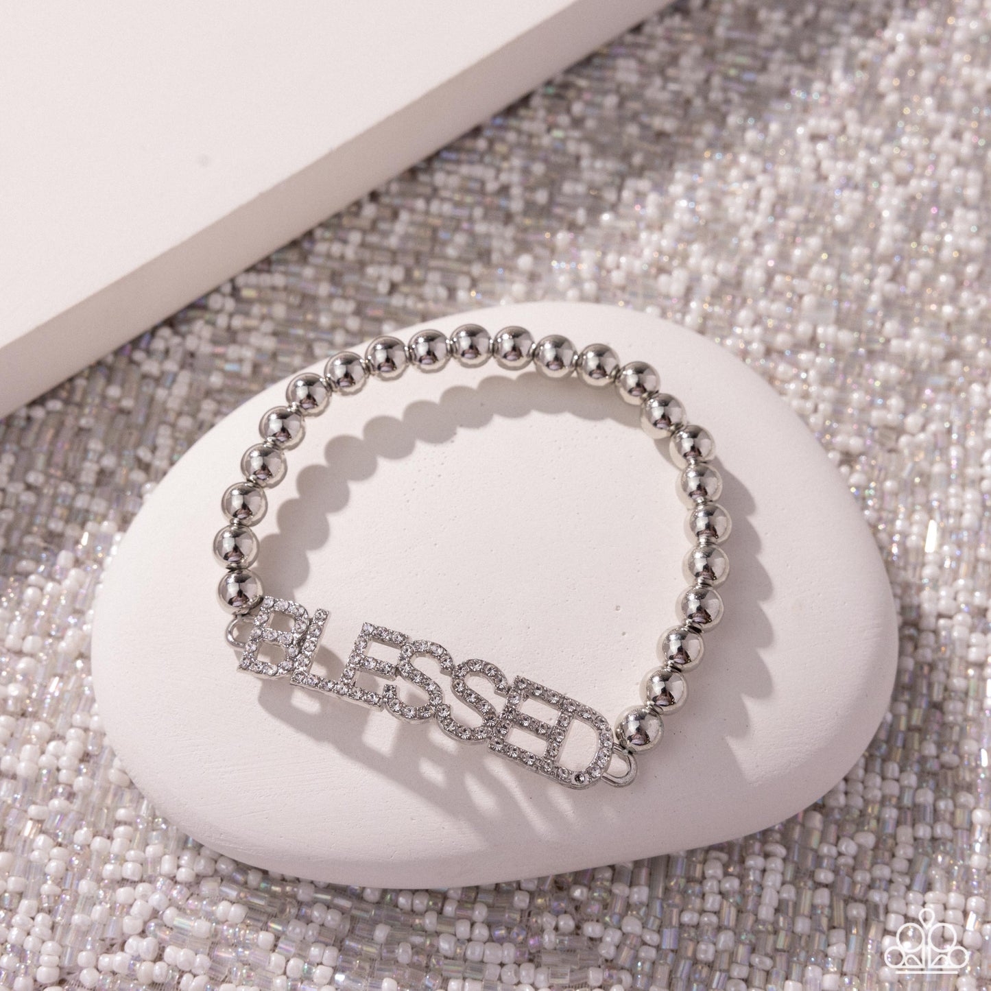 Blessed Bounty - White Bracelet | Paparazzi Accessories