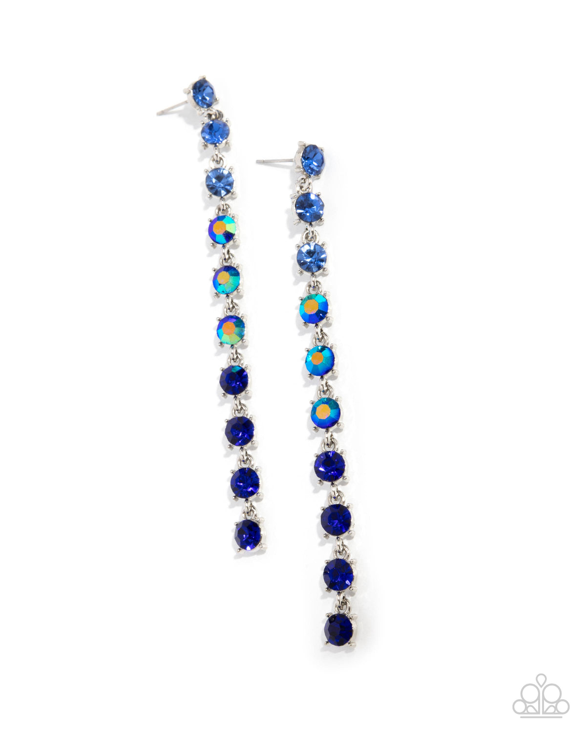 Opulent Ombré - Blue Earring Earrings | Paparazzi Accessories