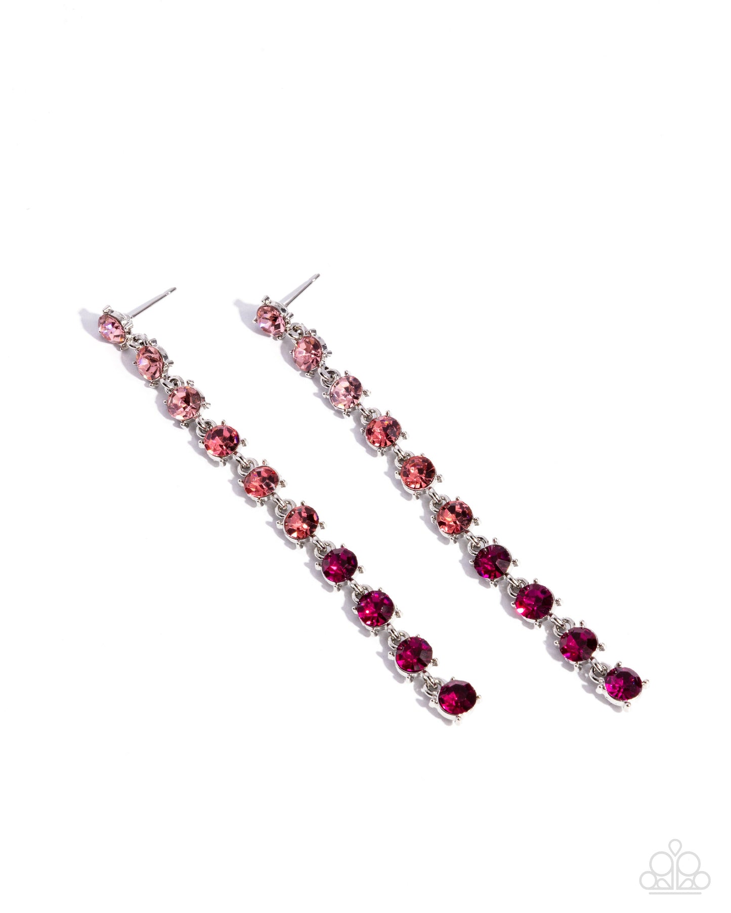 Opulent Ombré - Pink Earrings | Paparazzi Accessories