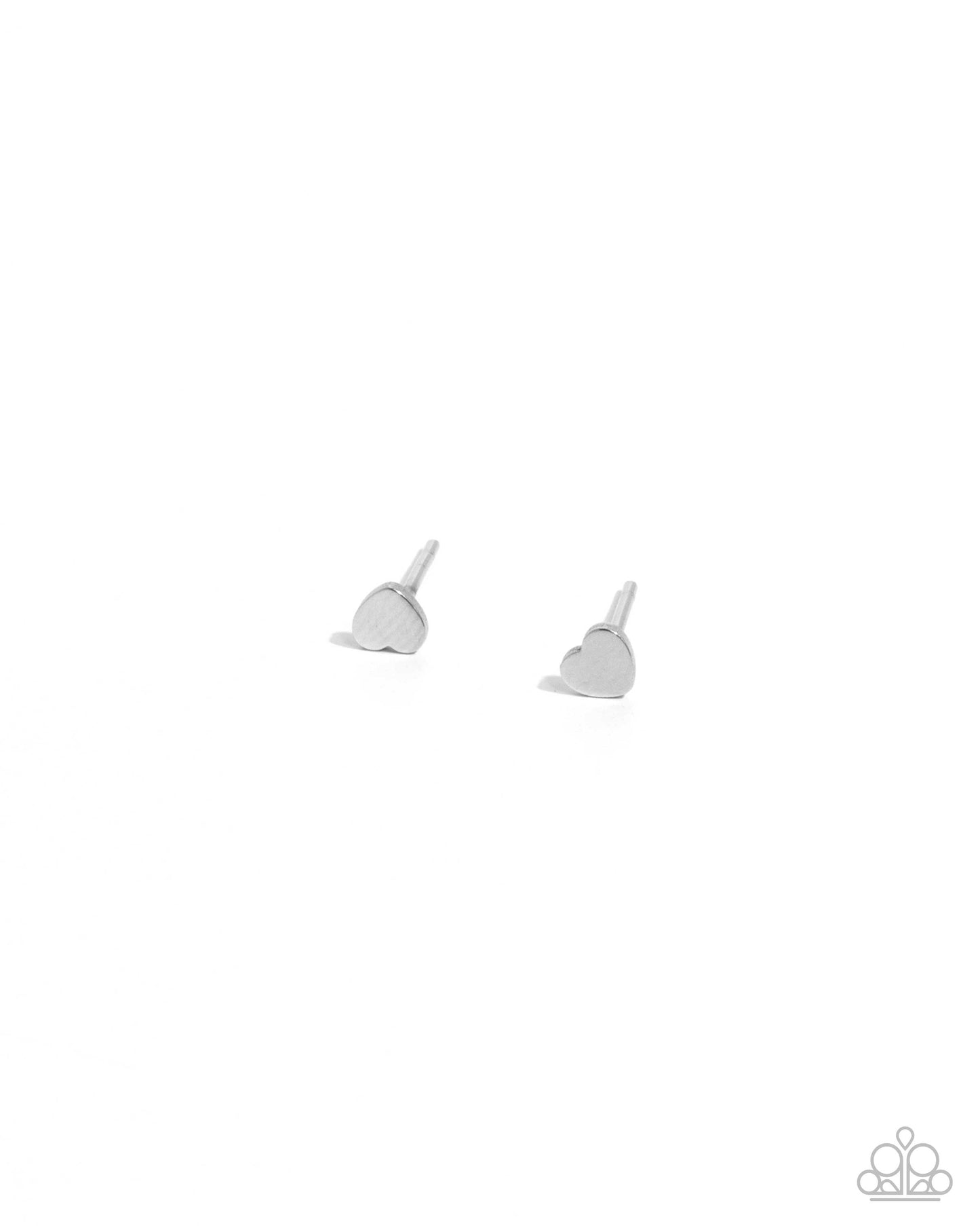 Stainless Sweethearts - Silver Earrings | Paparazzi Accessories