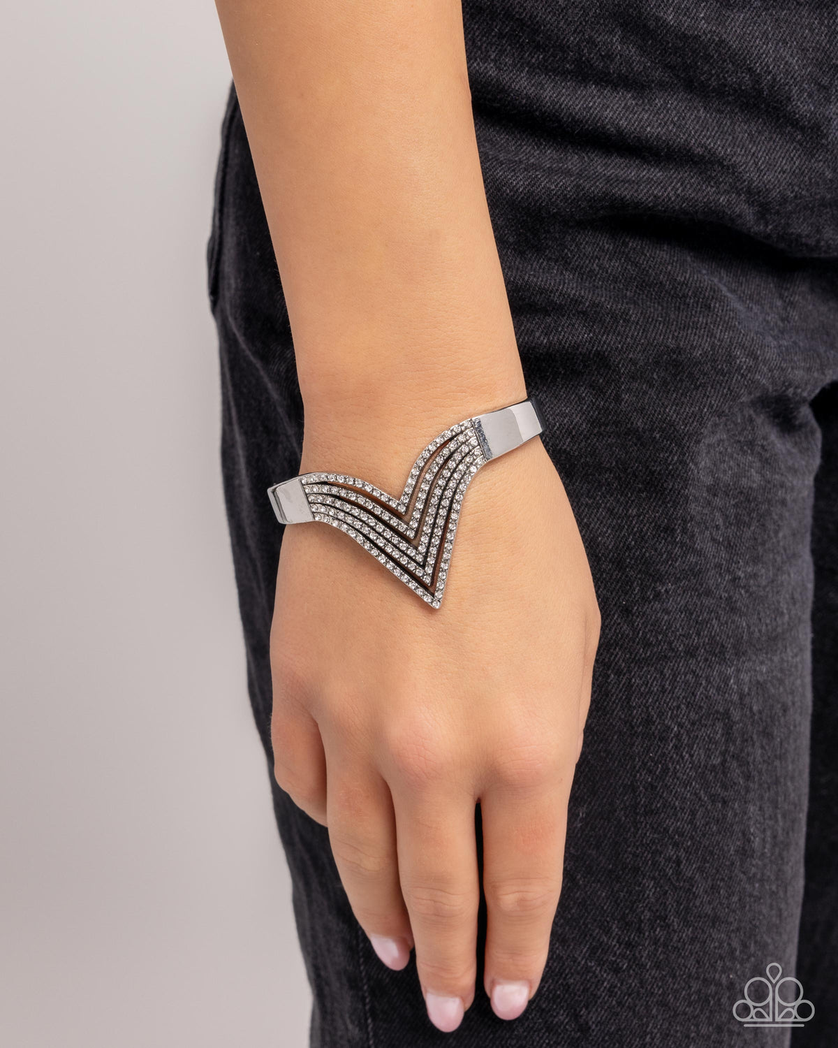 Pressure Point - White Bracelet | Paparazzi Accessories