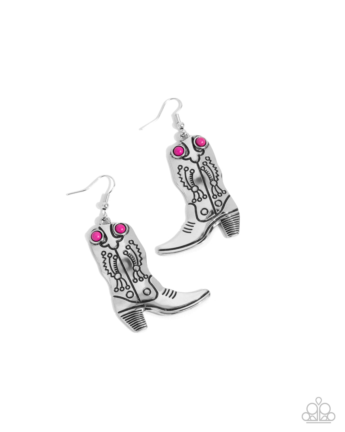 Southern Belle of the Ball - Pink Earrings | Paparazzi Accessories